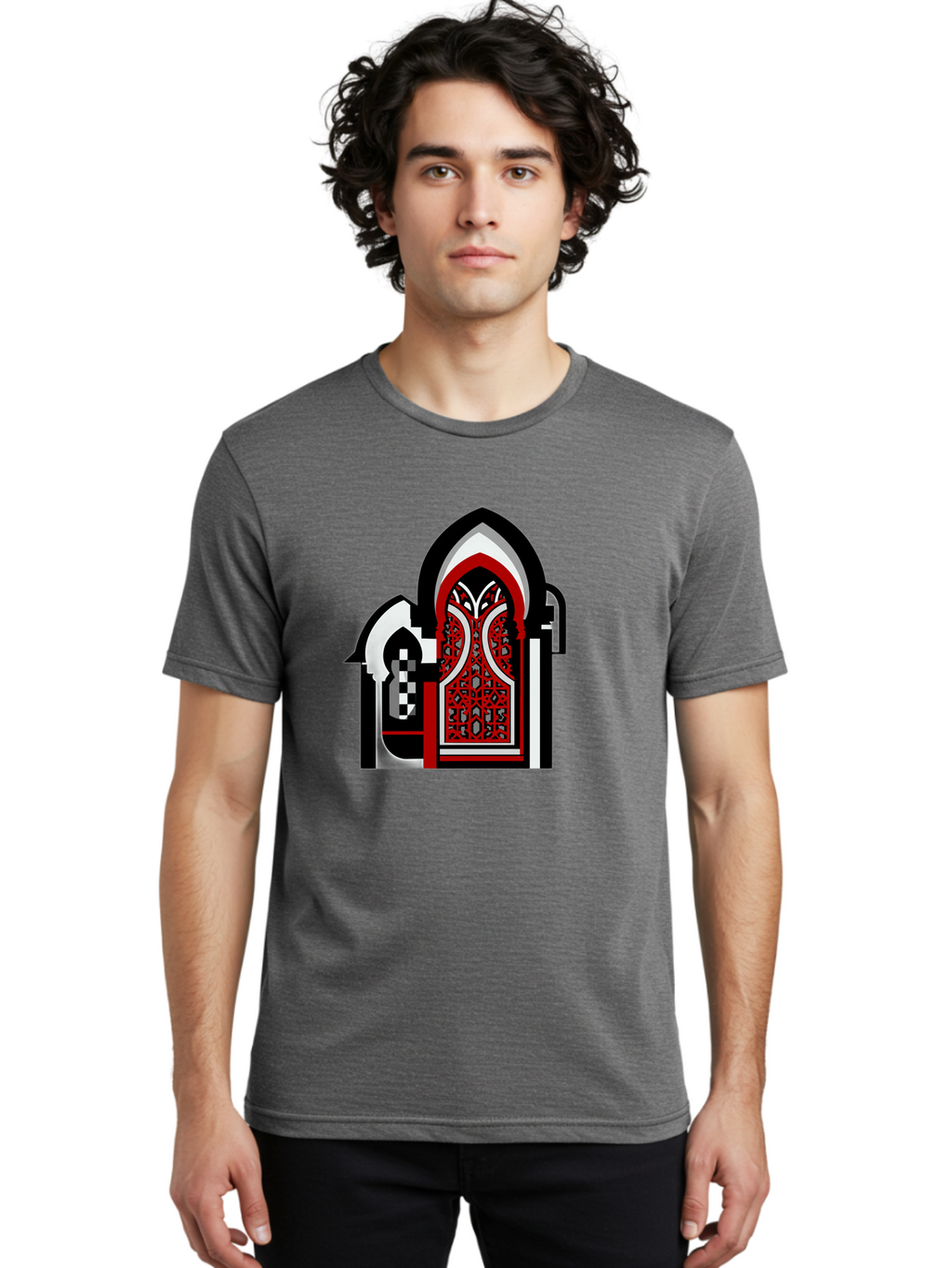 Arabic-Doorway Men'S Graphic Tee, 100% Cotton, Comfortable Casual Summer Wear, Machine Washable, Vintage Camera, Old Camera, Antique Camera, Black Camera, Classic Photography, Photography Equipment, Nostalgic Device, Film Camera, Camera Art Bag140