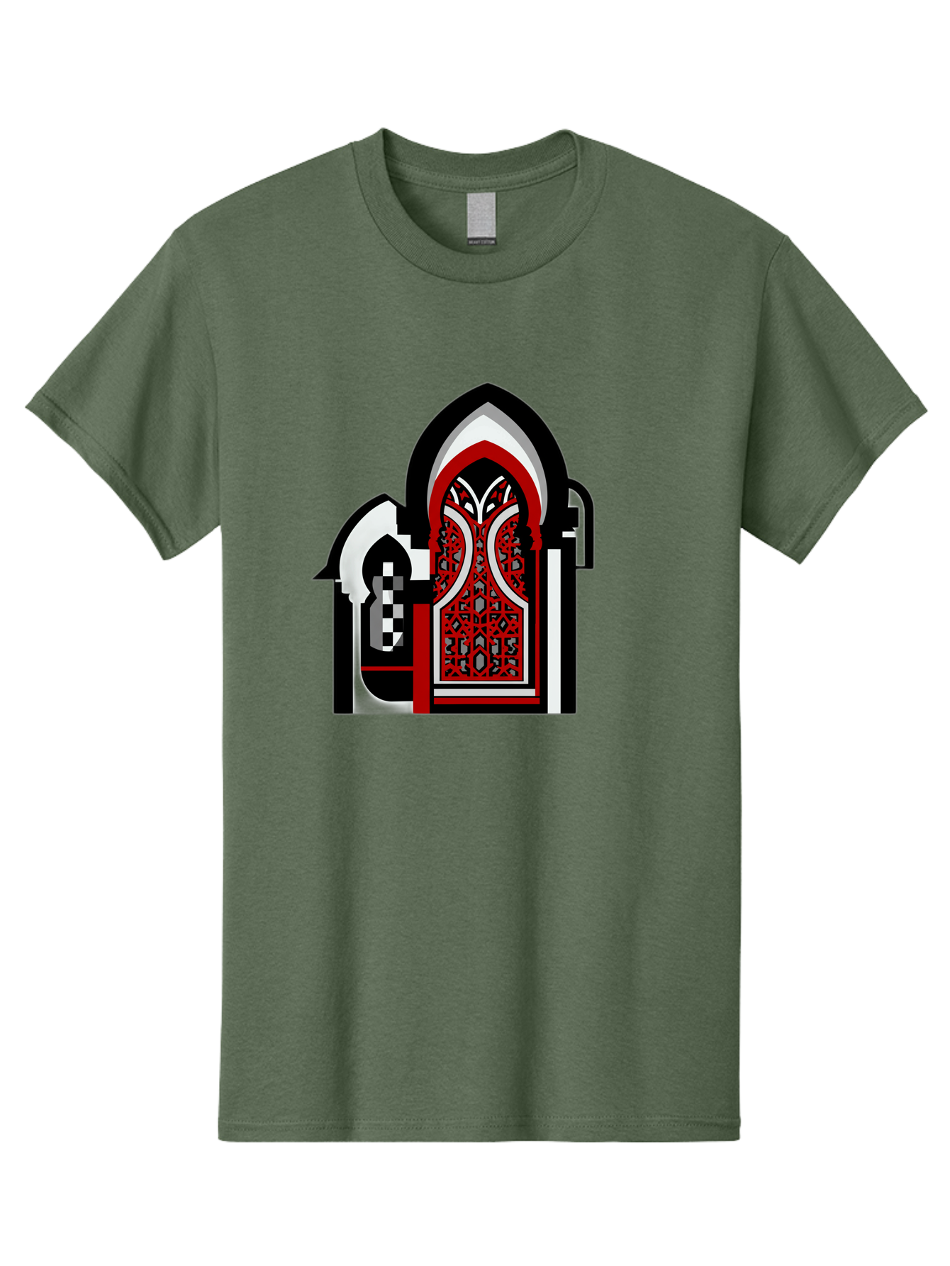Arabic-Doorway Men'S Graphic Tee, 100% Cotton, Comfortable Casual Summer Wear, Machine Washable, Vintage Camera, Old Camera, Antique Camera, Black Camera, Classic Photography, Photography Equipment, Nostalgic Device, Film Camera, Camera Art Bag140