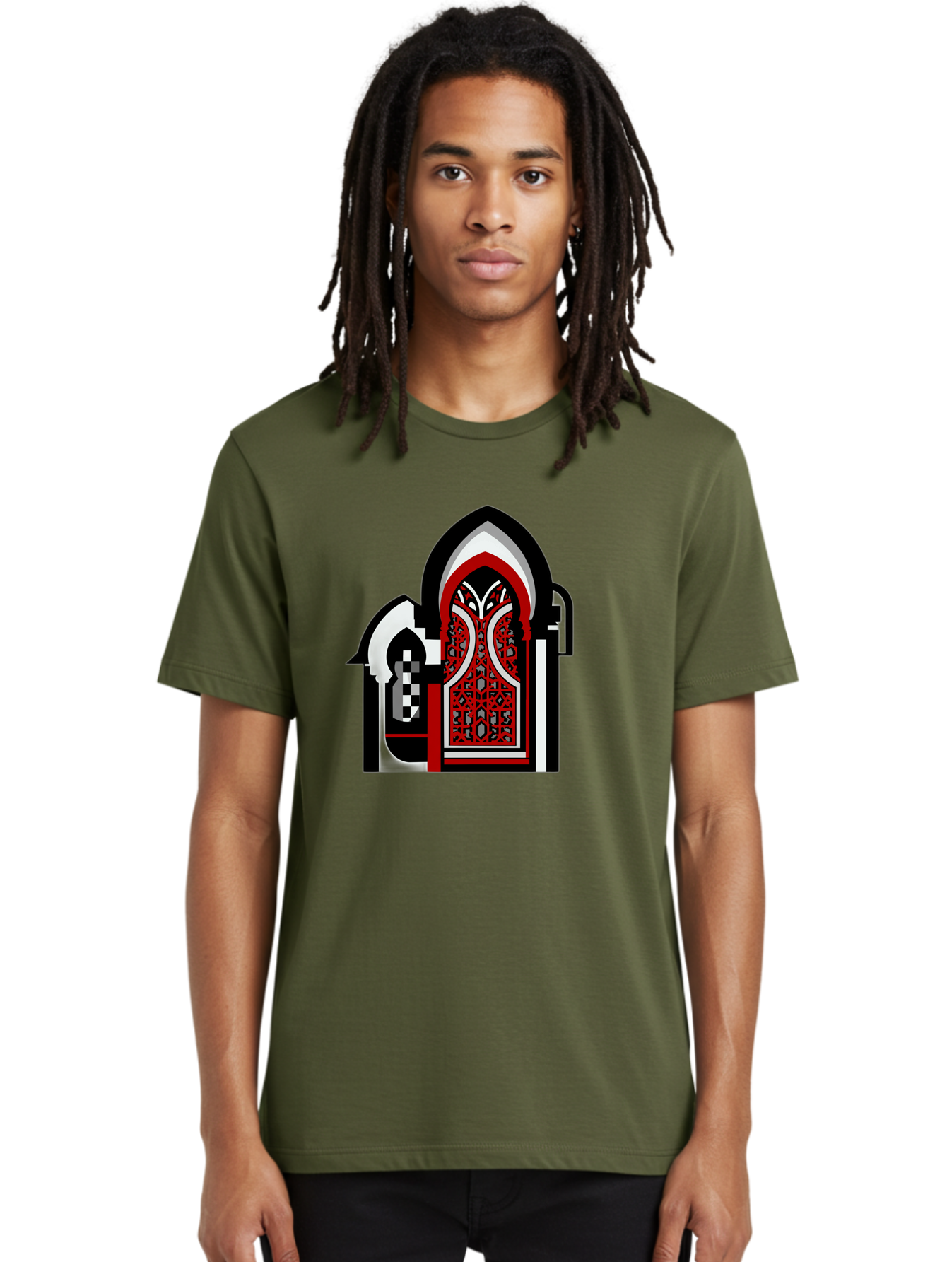 Arabic-Doorway Men'S Graphic Tee, 100% Cotton, Comfortable Casual Summer Wear, Machine Washable, Vintage Camera, Old Camera, Antique Camera, Black Camera, Classic Photography, Photography Equipment, Nostalgic Device, Film Camera, Camera Art Bag140
