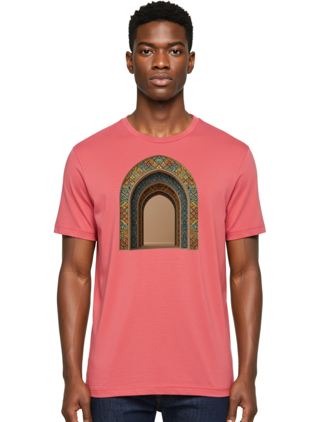 Arched-Doorway Men'S Graphic Tee, 100% Cotton, Comfortable Casual Summer Wear, Machine Washable, Vintage Camera, Old Camera, Antique Camera, Black Camera, Classic Photography, Photography Equipment, Nostalgic Device, Film Camera, Camera Art Bag141