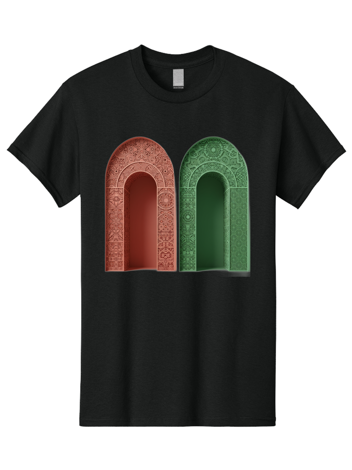Arched-Doorways Men'S Graphic Tee, 100% Cotton, Comfortable Casual Summer Wear, Machine Washable, Vintage Camera, Old Camera, Antique Camera, Black Camera, Classic Photography, Photography Equipment, Nostalgic Device, Film Camera, Camera Art Bag142