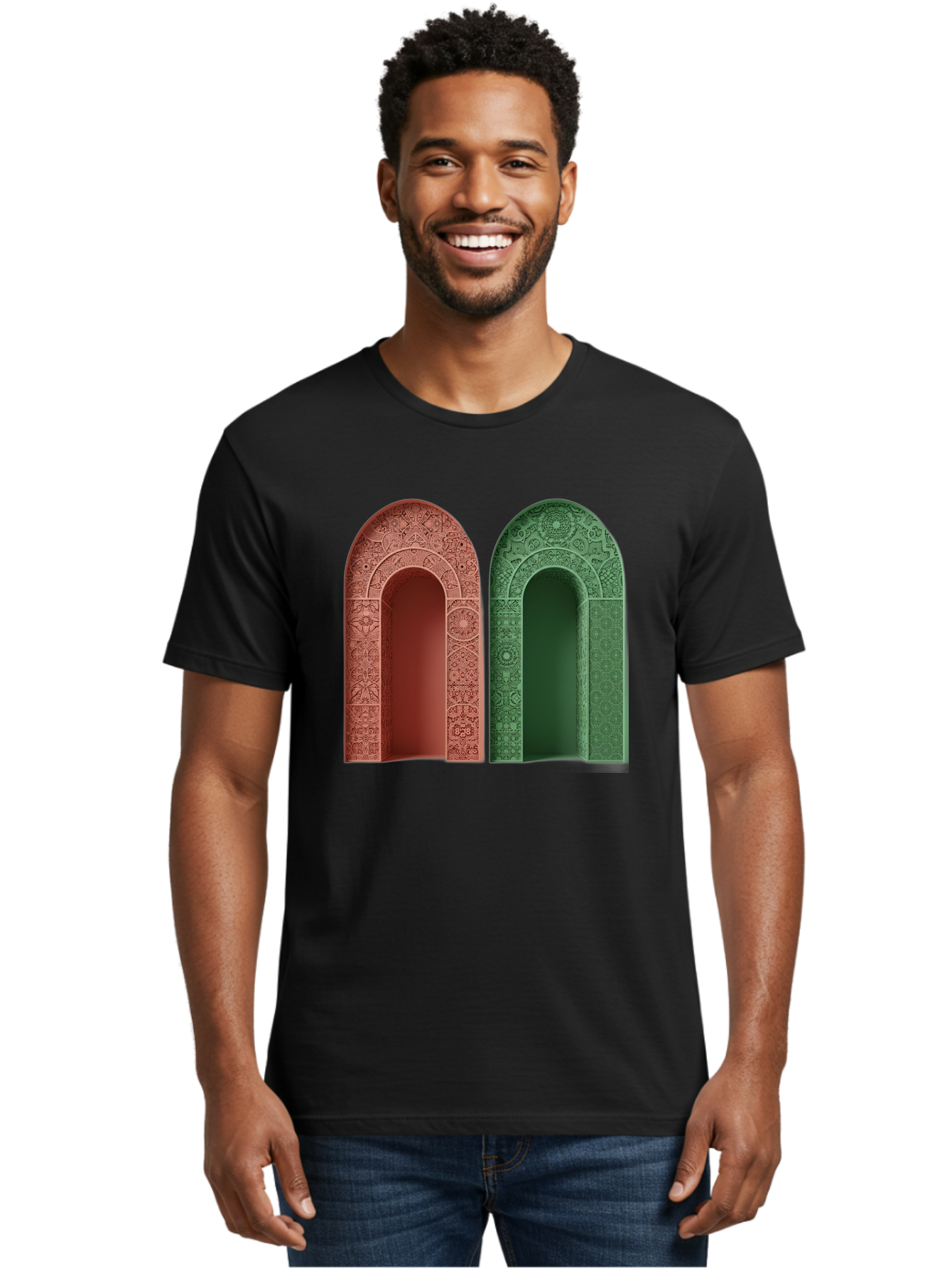 Arched-Doorways Men'S Graphic Tee, 100% Cotton, Comfortable Casual Summer Wear, Machine Washable, Vintage Camera, Old Camera, Antique Camera, Black Camera, Classic Photography, Photography Equipment, Nostalgic Device, Film Camera, Camera Art Bag142