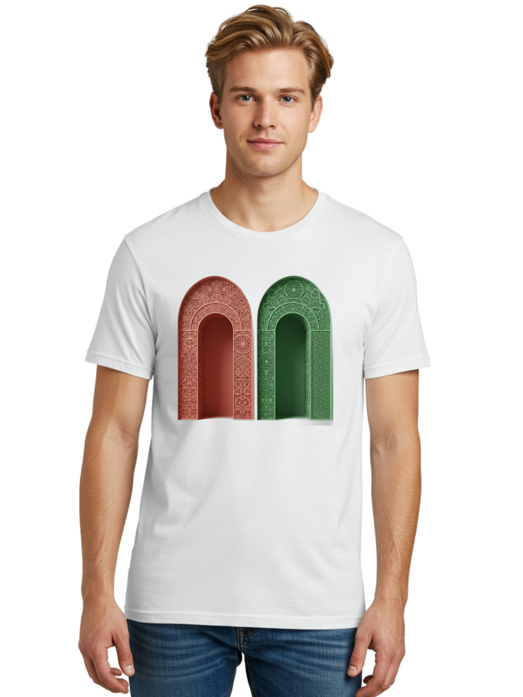 Arched-Doorways Men'S Graphic Tee, 100% Cotton, Comfortable Casual Summer Wear, Machine Washable, Vintage Camera, Old Camera, Antique Camera, Black Camera, Classic Photography, Photography Equipment, Nostalgic Device, Film Camera, Camera Art Bag142
