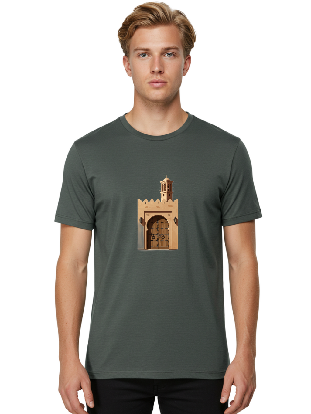 Arched-Gate Men'S Graphic Tee, 100% Cotton, Comfortable Casual Summer Wear, Machine Washable, Vintage Camera, Old Camera, Antique Camera, Black Camera, Classic Photography, Photography Equipment, Nostalgic Device, Film Camera, Camera Art Bag143