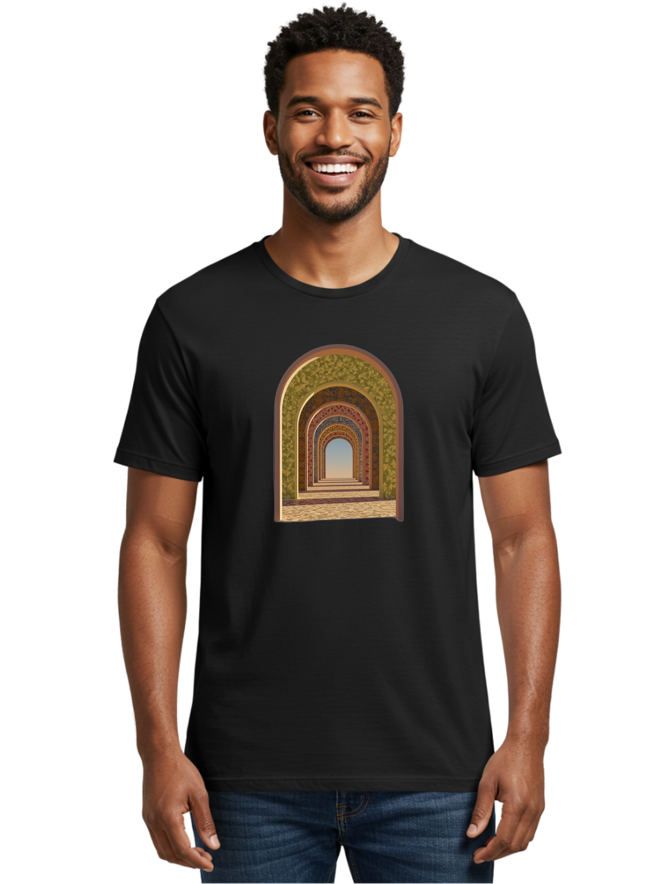 Arches Men'S Graphic Tee, 100% Cotton, Comfortable Casual Summer Wear, Machine Washable, Vintage Camera, Old Camera, Antique Camera, Black Camera, Classic Photography, Photography Equipment, Nostalgic Device, Film Camera, Camera Art Bag144