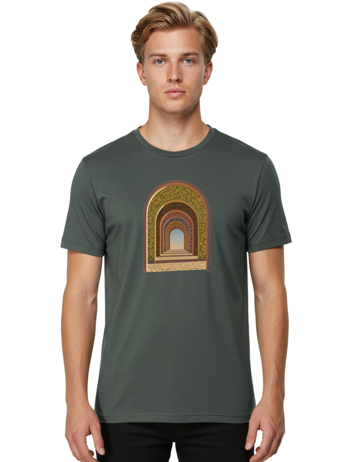Arches Men'S Graphic Tee, 100% Cotton, Comfortable Casual Summer Wear, Machine Washable, Vintage Camera, Old Camera, Antique Camera, Black Camera, Classic Photography, Photography Equipment, Nostalgic Device, Film Camera, Camera Art Bag144