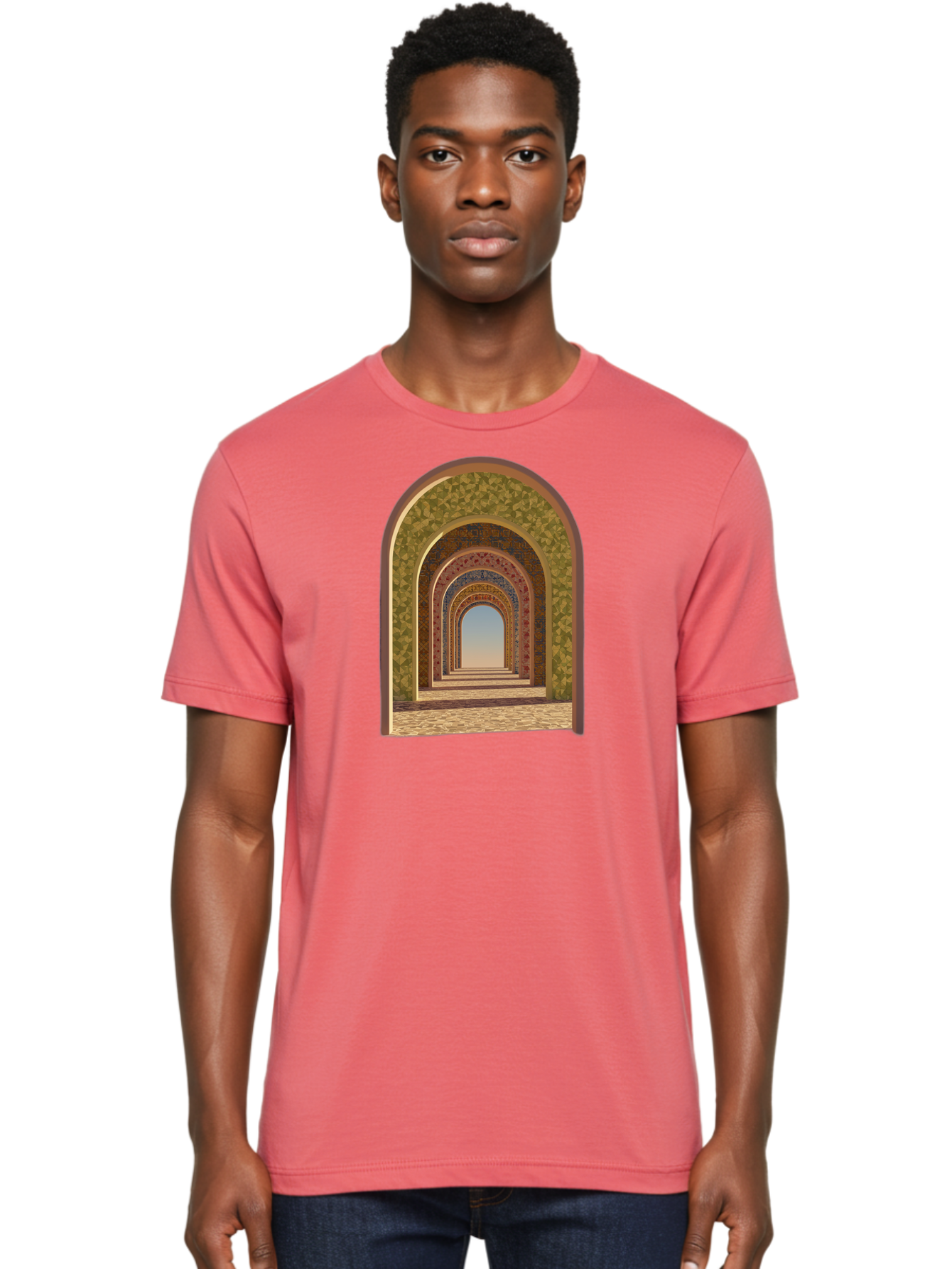 Arches Men'S Graphic Tee, 100% Cotton, Comfortable Casual Summer Wear, Machine Washable, Vintage Camera, Old Camera, Antique Camera, Black Camera, Classic Photography, Photography Equipment, Nostalgic Device, Film Camera, Camera Art Bag144