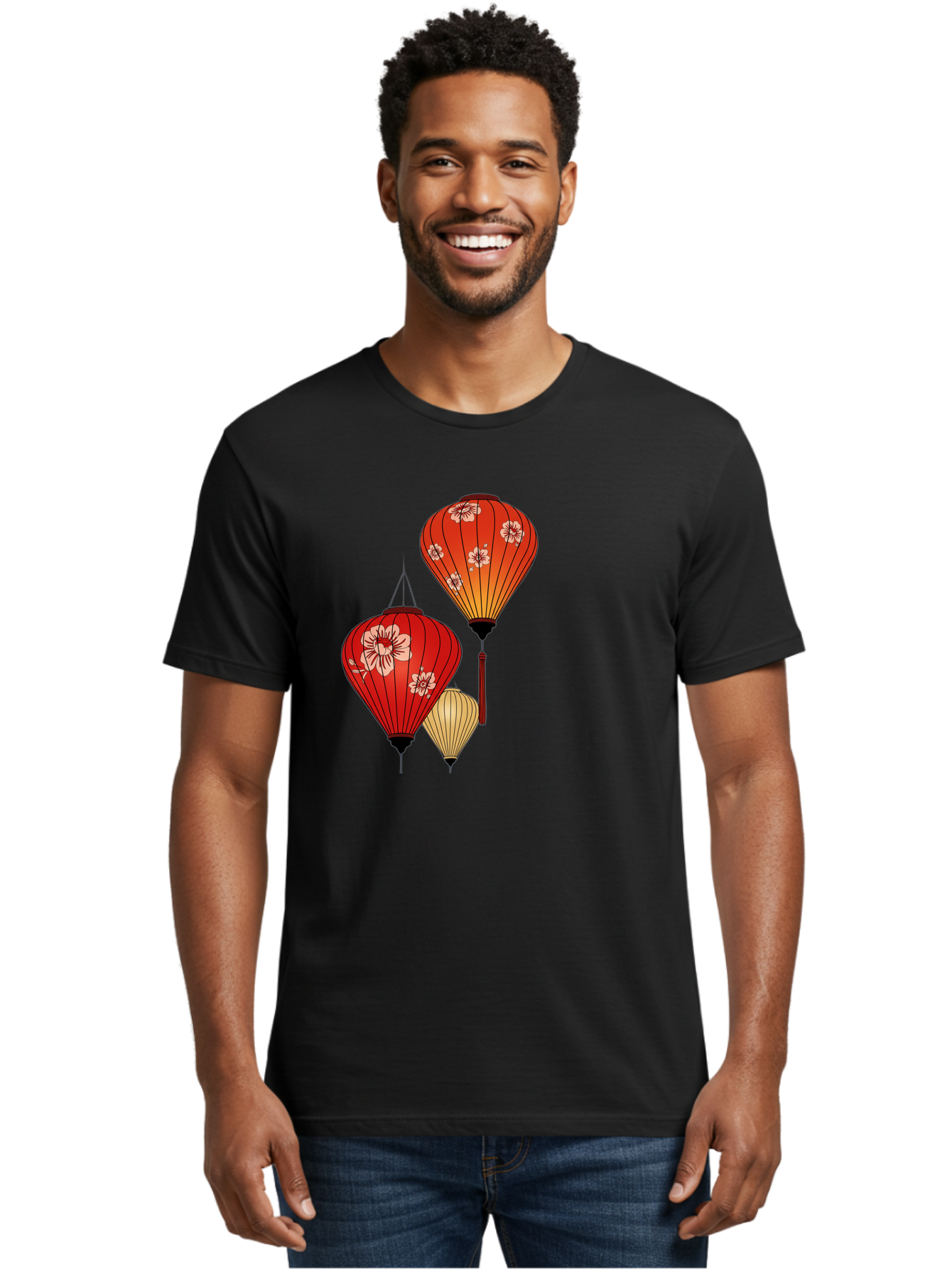 Asian-Lanterns Men'S Graphic Tee, 100% Cotton, Comfortable Casual Summer Wear, Machine Washable, Vintage Camera, Old Camera, Antique Camera, Black Camera, Classic Photography, Photography Equipment, Nostalgic Device, Film Camera, Camera Art Bag149