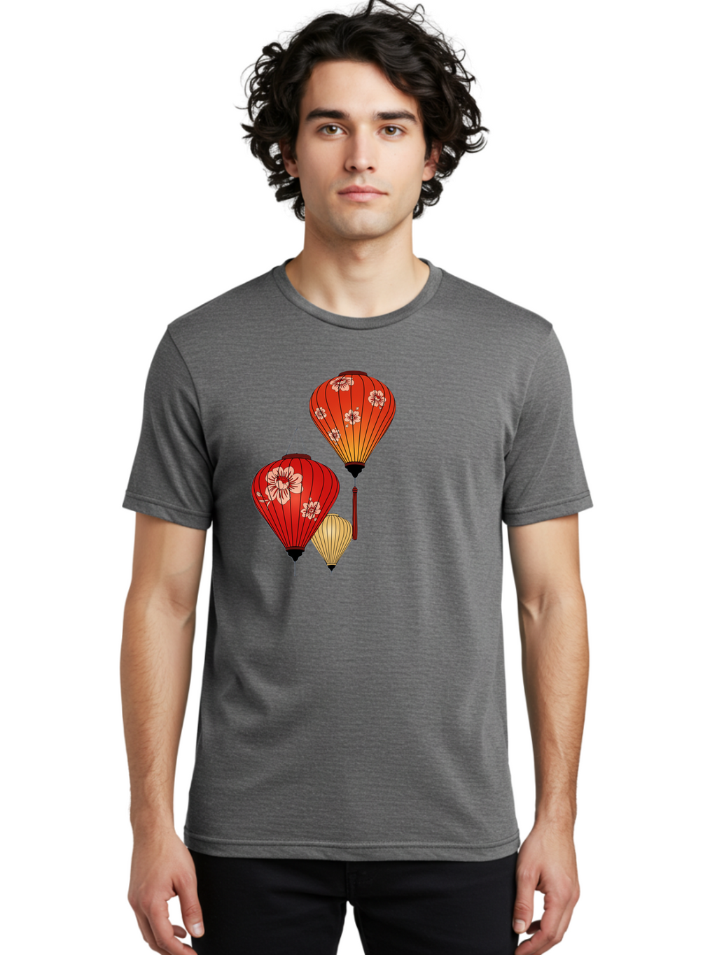 Asian-Lanterns Men'S Graphic Tee, 100% Cotton, Comfortable Casual Summer Wear, Machine Washable, Vintage Camera, Old Camera, Antique Camera, Black Camera, Classic Photography, Photography Equipment, Nostalgic Device, Film Camera, Camera Art Bag149