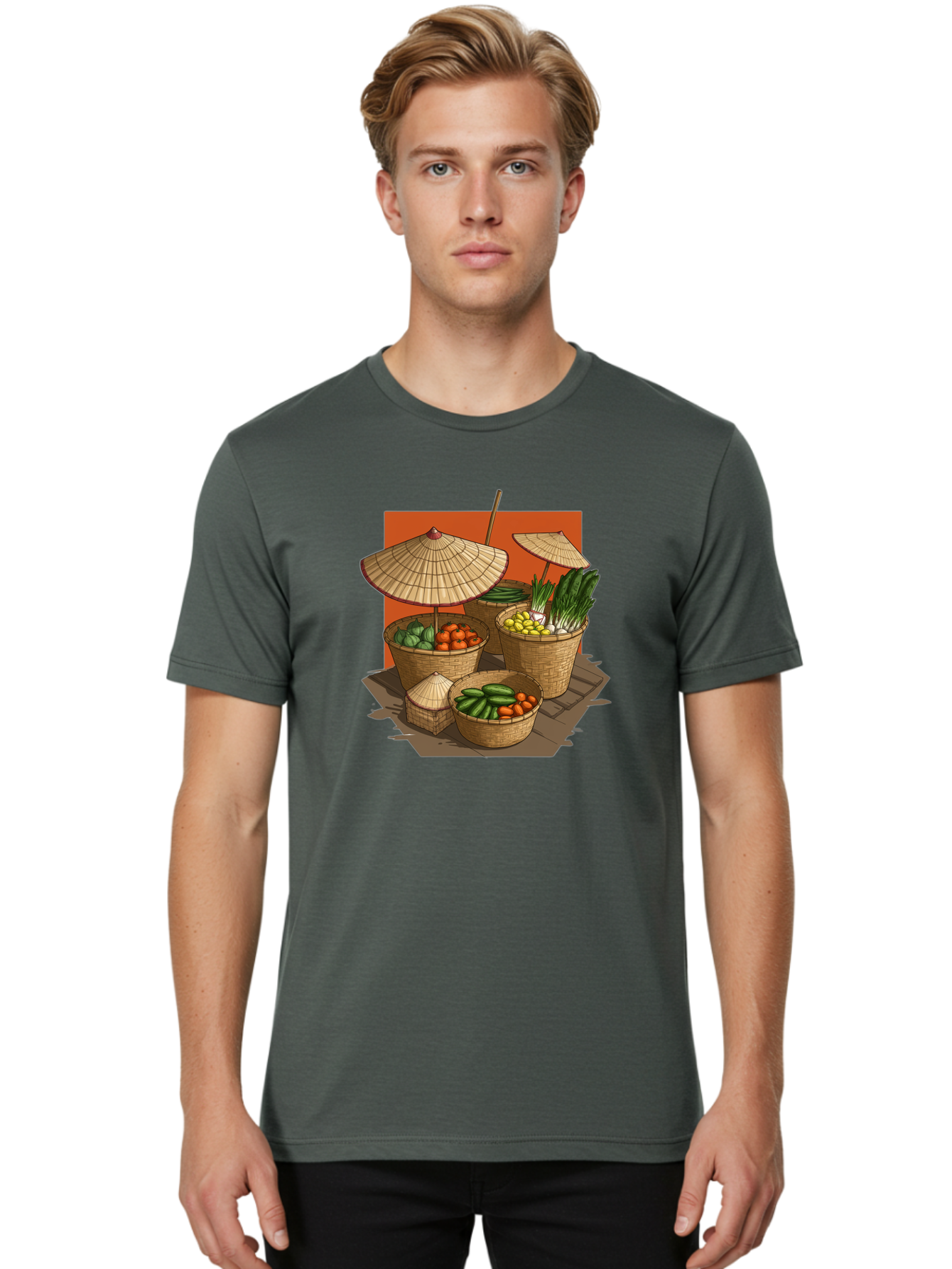 Asian-Market-Baskets Men'S Graphic Tee, 100% Cotton, Comfortable Casual Summer Wear, Machine Washable, Vintage Camera, Old Camera, Antique Camera, Black Camera, Classic Photography, Photography Equipment, Nostalgic Device, Film Camera, Bag150