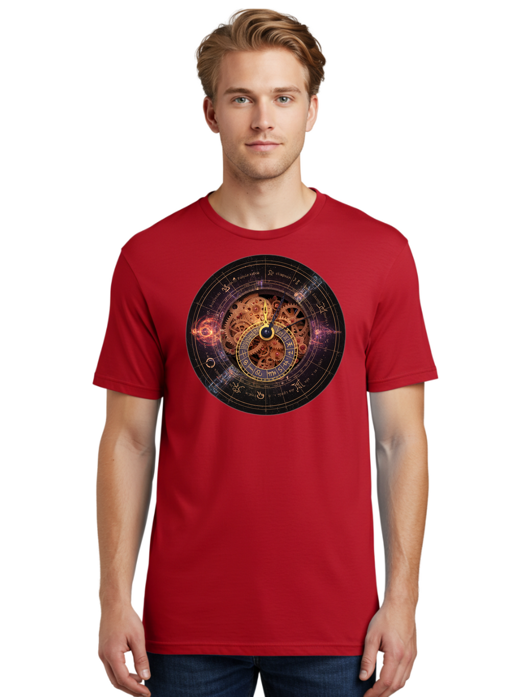 Astrological-Clock Men'S Graphic Tee, 100% Cotton, Comfortable Casual Summer Wear, Machine Washable, Vintage Camera, Old Camera, Antique Camera, Black Camera, Classic Photography, Photography Equipment, Nostalgic Device, Film Camera, Bag151