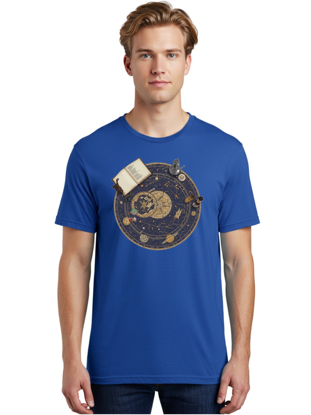 Astronomy-Wheel Men'S Graphic Tee, 100% Cotton, Comfortable Casual Summer Wear, Machine Washable, Vintage Camera, Old Camera, Antique Camera, Black Camera, Classic Photography, Photography Equipment, Nostalgic Device, Film Camera, Camera Art Bag153