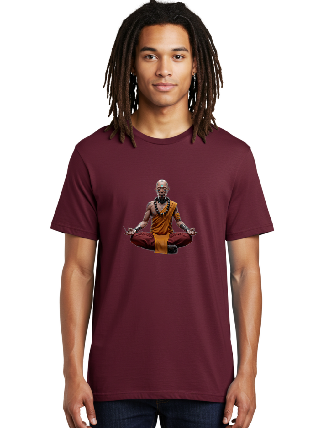 Bald-Monk-Meditating Men'S Graphic Tee, 100% Cotton, Comfortable Casual Summer Wear, Machine Washable, Vintage Camera, Old Camera, Antique Camera, Black Camera, Classic Photography, Photography Equipment, Nostalgic Device, Film Camera, Bag156