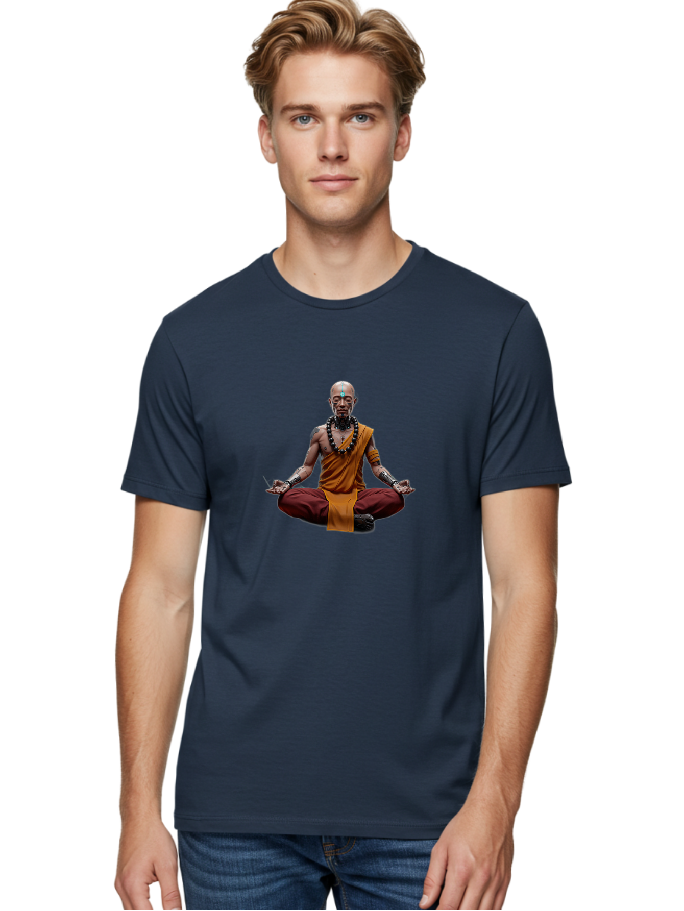 Bald-Monk-Meditating Men'S Graphic Tee, 100% Cotton, Comfortable Casual Summer Wear, Machine Washable, Vintage Camera, Old Camera, Antique Camera, Black Camera, Classic Photography, Photography Equipment, Nostalgic Device, Film Camera, Bag156