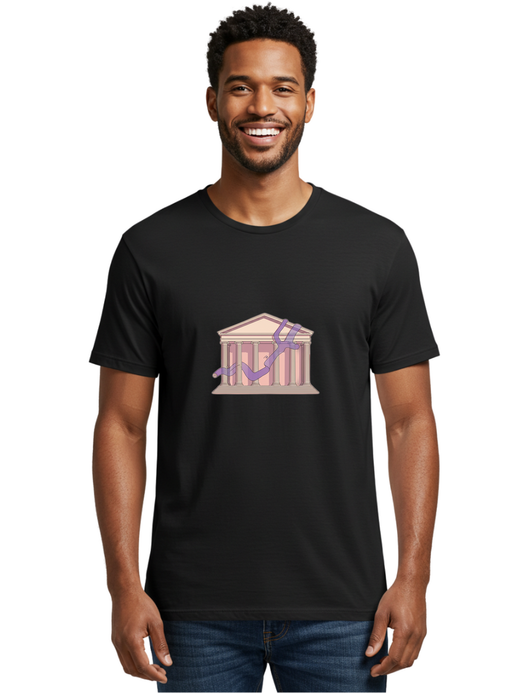 Bank-Building Men'S Graphic Tee, 100% Cotton, Comfortable Casual Summer Wear, Machine Washable, Vintage Camera, Old Camera, Antique Camera, Black Camera, Classic Photography, Photography Equipment, Nostalgic Device, Film Camera, Camera Art Bag157