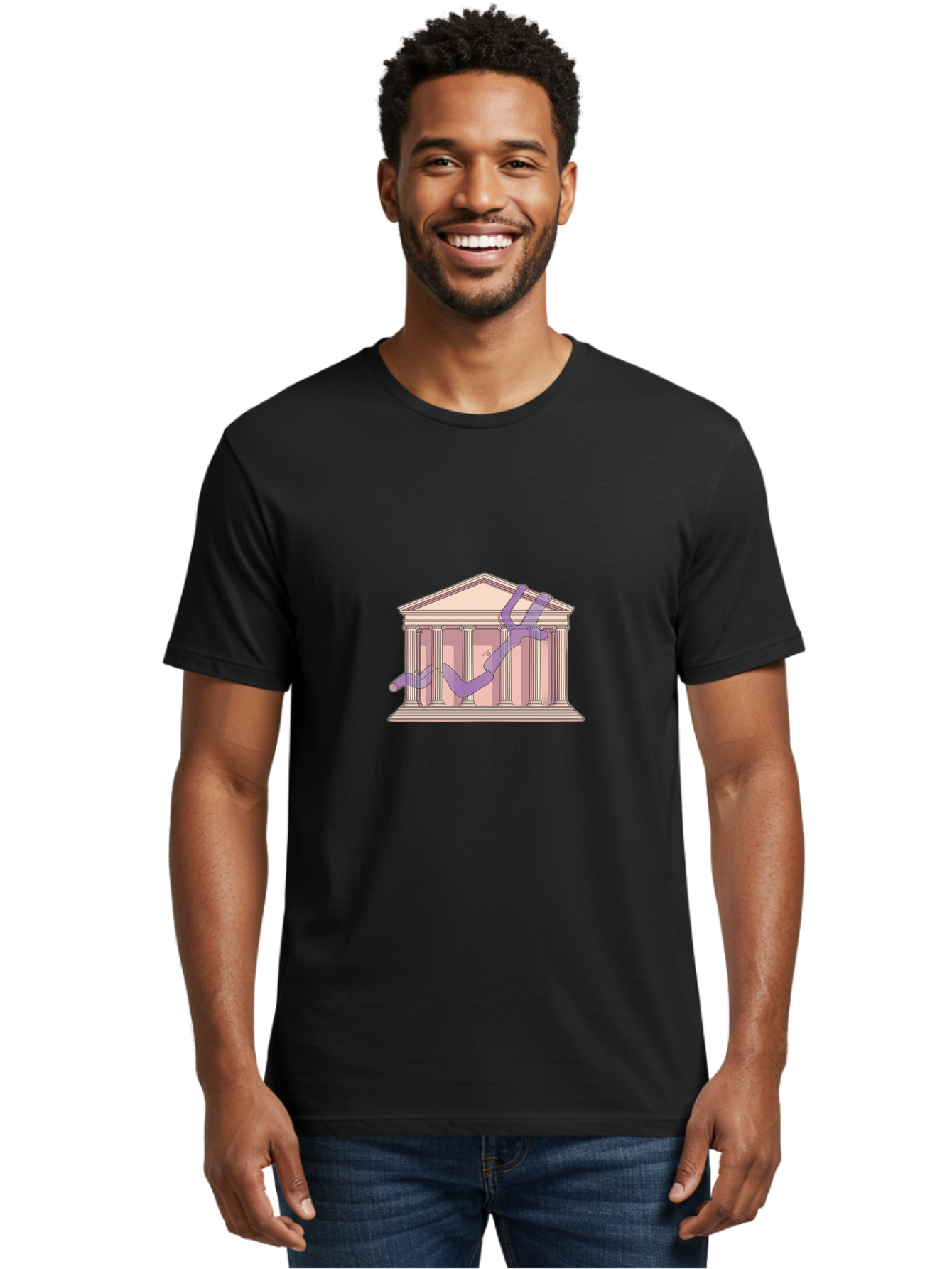Bank-Building Men'S Graphic Tee, 100% Cotton, Comfortable Casual Summer Wear, Machine Washable, Vintage Camera, Old Camera, Antique Camera, Black Camera, Classic Photography, Photography Equipment, Nostalgic Device, Film Camera, Camera Art Bag157