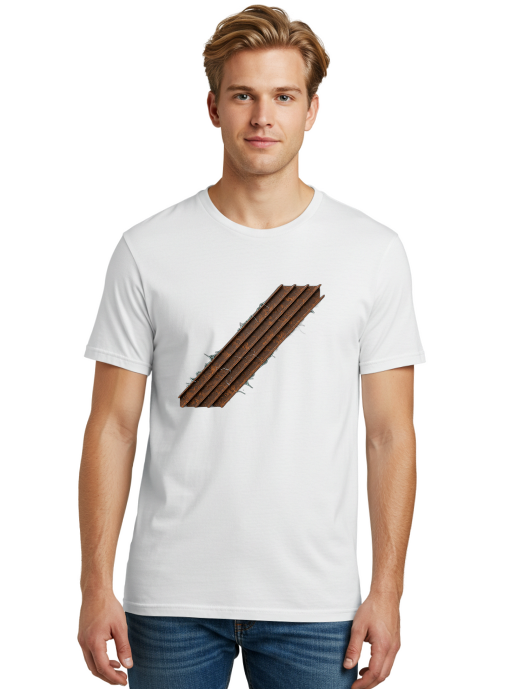 Barbed-Wire Men'S Graphic Tee, 100% Cotton, Comfortable Casual Summer Wear, Machine Washable, Vintage Camera, Old Camera, Antique Camera, Black Camera, Classic Photography, Photography Equipment, Nostalgic Device, Film Camera, Camera Art Bag160