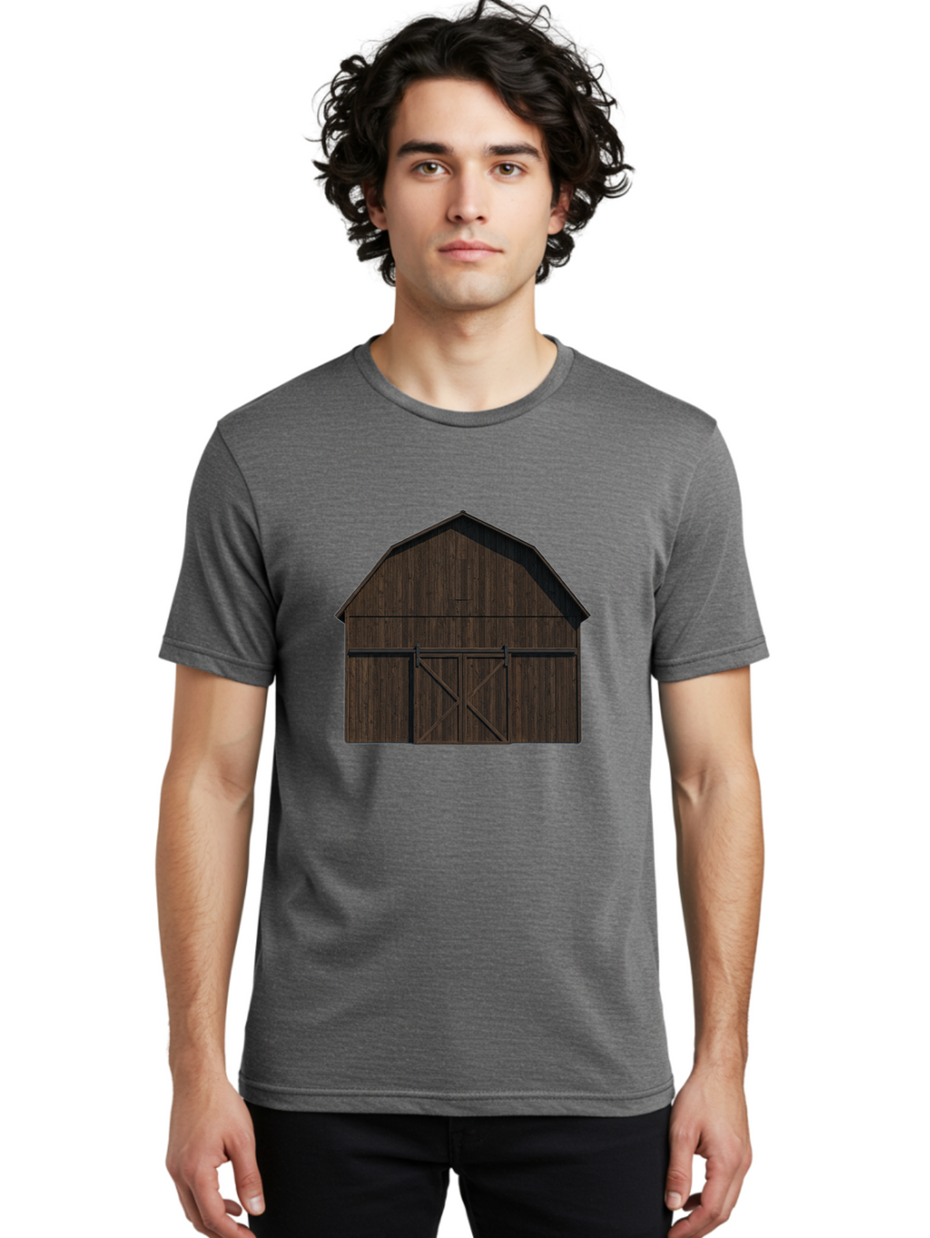 Barn-Door Men'S Graphic Tee, 100% Cotton, Comfortable Casual Summer Wear, Machine Washable, Vintage Camera, Old Camera, Antique Camera, Black Camera, Classic Photography, Photography Equipment, Nostalgic Device, Film Camera, Camera Art Bag161