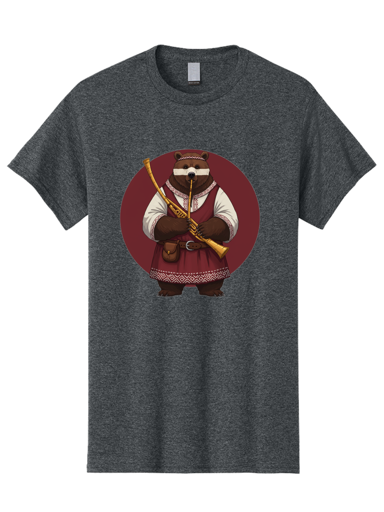 Bear-Playing-Bagpipes Men'S Graphic Tee, 100% Cotton, Comfortable Casual Summer Wear, Machine Washable, Vintage Camera, Old Camera, Antique Camera, Black Camera, Classic Photography, Photography Equipment, Nostalgic Device, Film Camera, Bag166