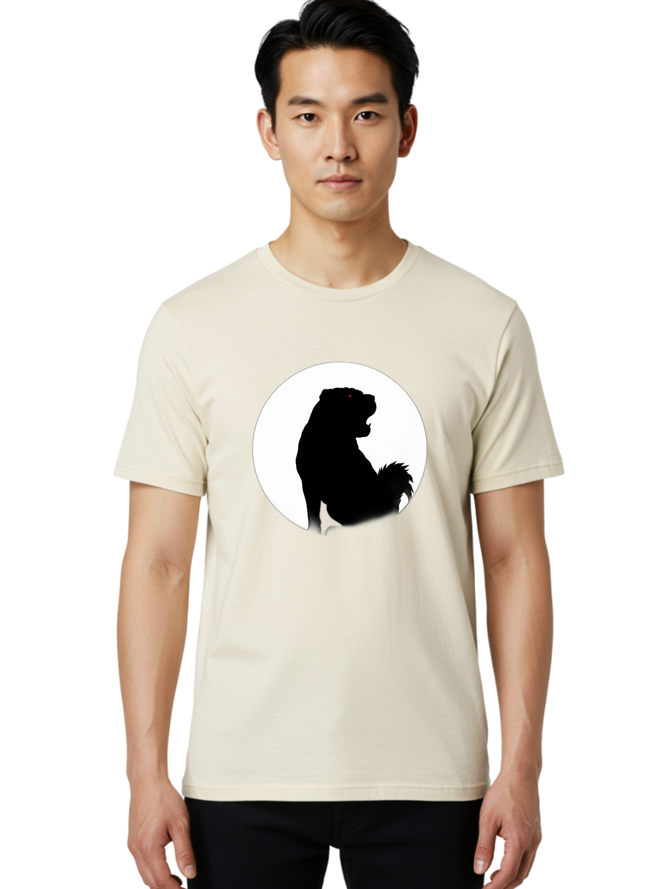 Bear-Silhouette Men'S Graphic Tee, 100% Cotton, Comfortable Casual Summer Wear, Machine Washable, Vintage Camera, Old Camera, Antique Camera, Black Camera, Classic Photography, Photography Equipment, Nostalgic Device, Film Camera, Camera Art Bag167