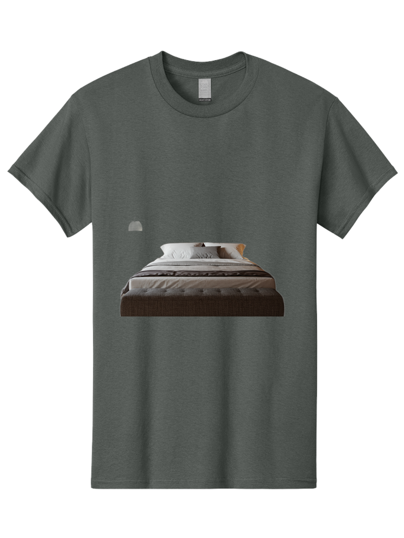 Bed-With-White-Pillows Men'S Graphic Tee, 100% Cotton, Comfortable Casual Summer Wear, Machine Washable, Vintage Camera, Old Camera, Antique Camera, Black Camera, Classic Photography, Photography Equipment, Nostalgic Device, Film Camera, Bag168