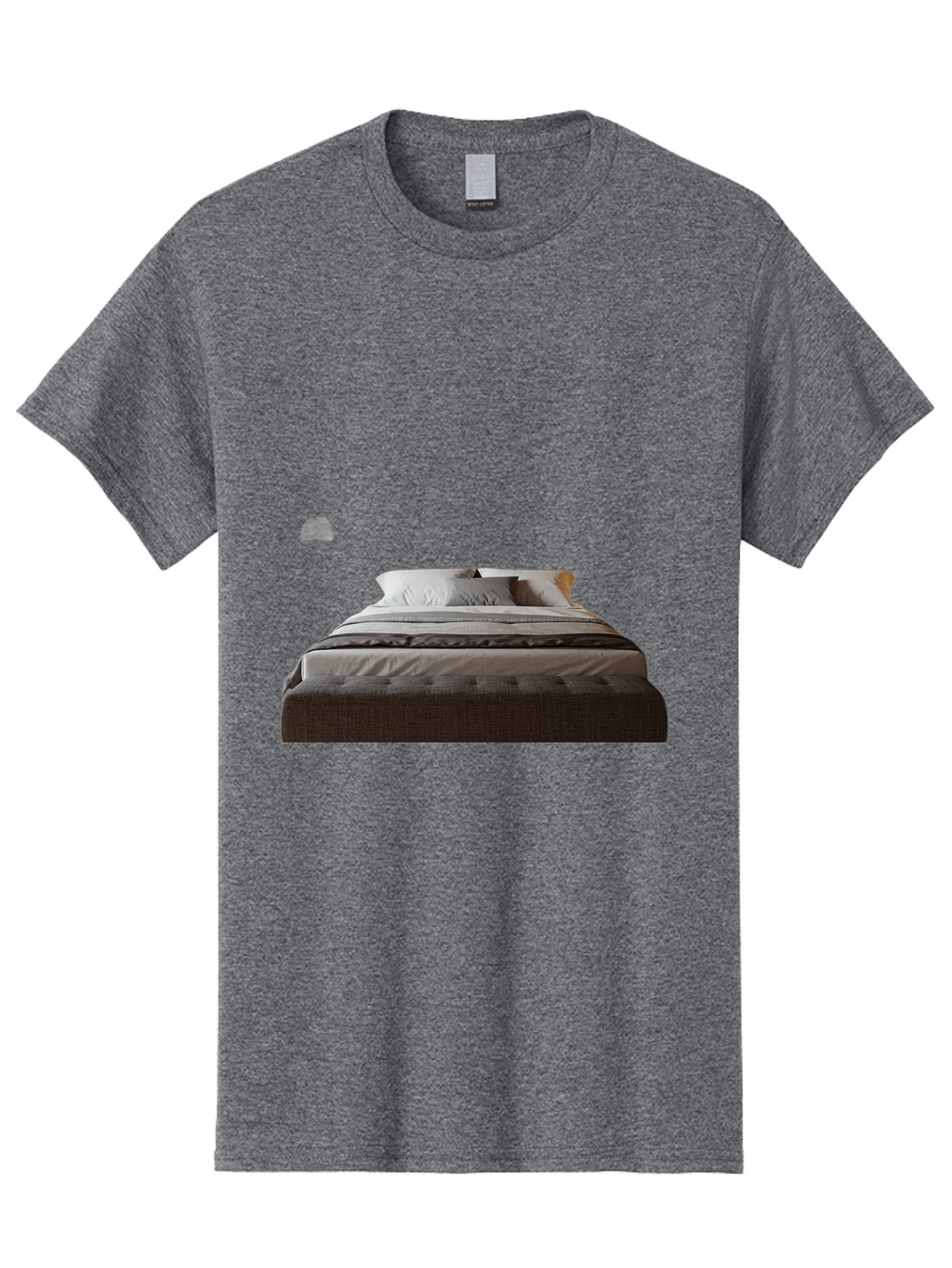 Bed-With-White-Pillows Men'S Graphic Tee, 100% Cotton, Comfortable Casual Summer Wear, Machine Washable, Vintage Camera, Old Camera, Antique Camera, Black Camera, Classic Photography, Photography Equipment, Nostalgic Device, Film Camera, Bag168