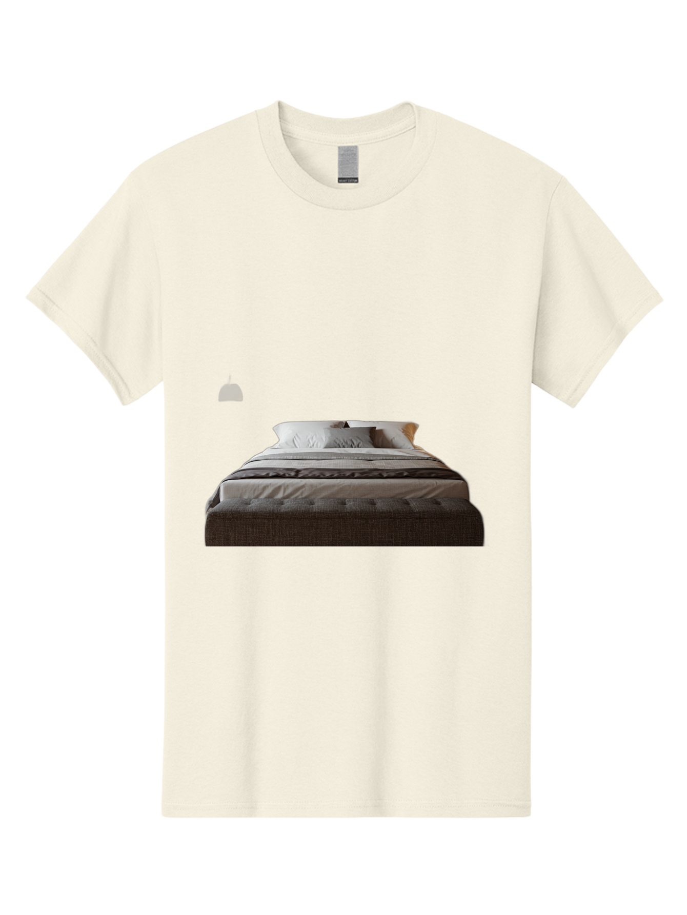 Bed-With-White-Pillows Men'S Graphic Tee, 100% Cotton, Comfortable Casual Summer Wear, Machine Washable, Vintage Camera, Old Camera, Antique Camera, Black Camera, Classic Photography, Photography Equipment, Nostalgic Device, Film Camera, Bag168