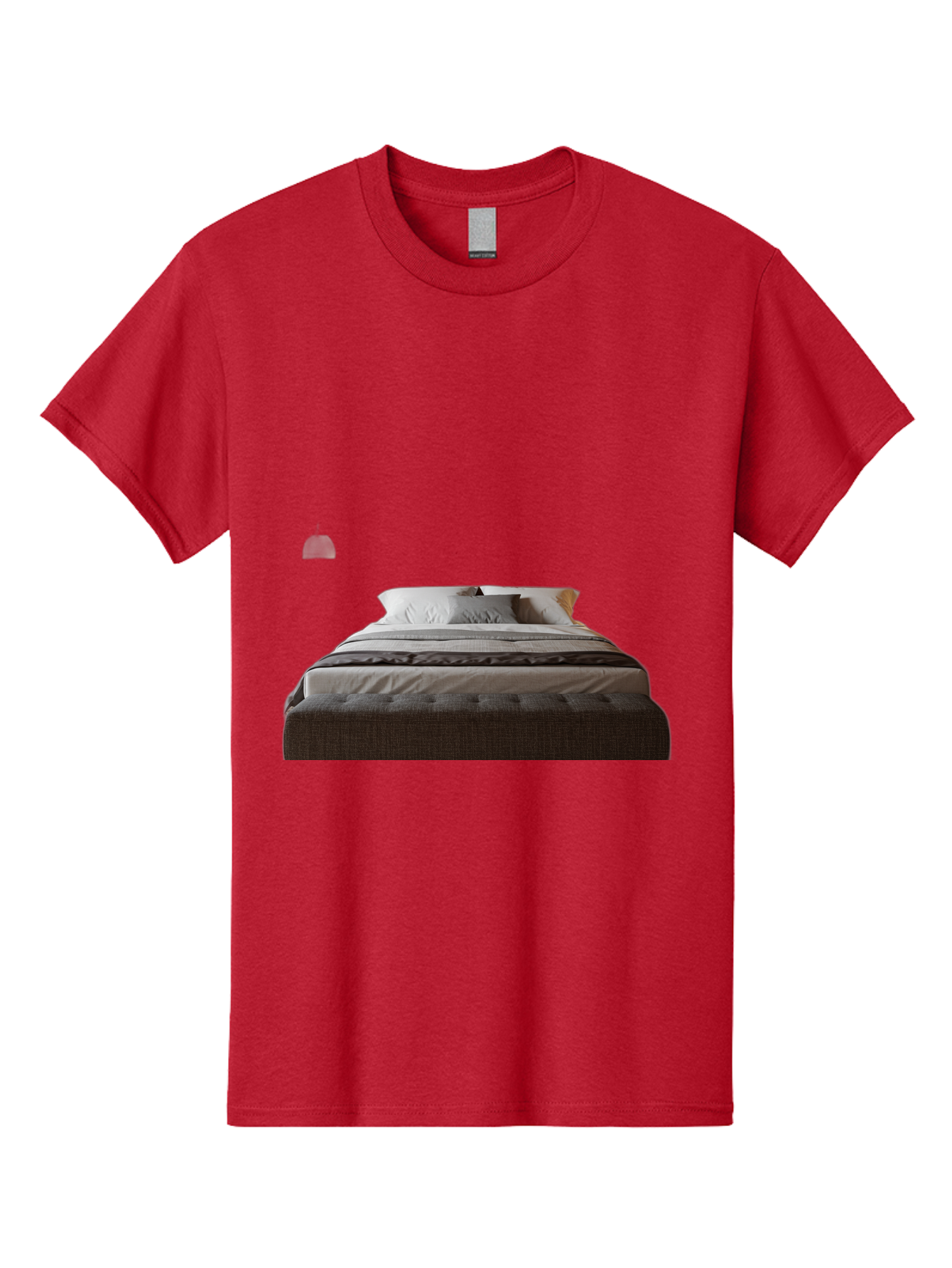 Bed-With-White-Pillows Men'S Graphic Tee, 100% Cotton, Comfortable Casual Summer Wear, Machine Washable, Vintage Camera, Old Camera, Antique Camera, Black Camera, Classic Photography, Photography Equipment, Nostalgic Device, Film Camera, Bag168
