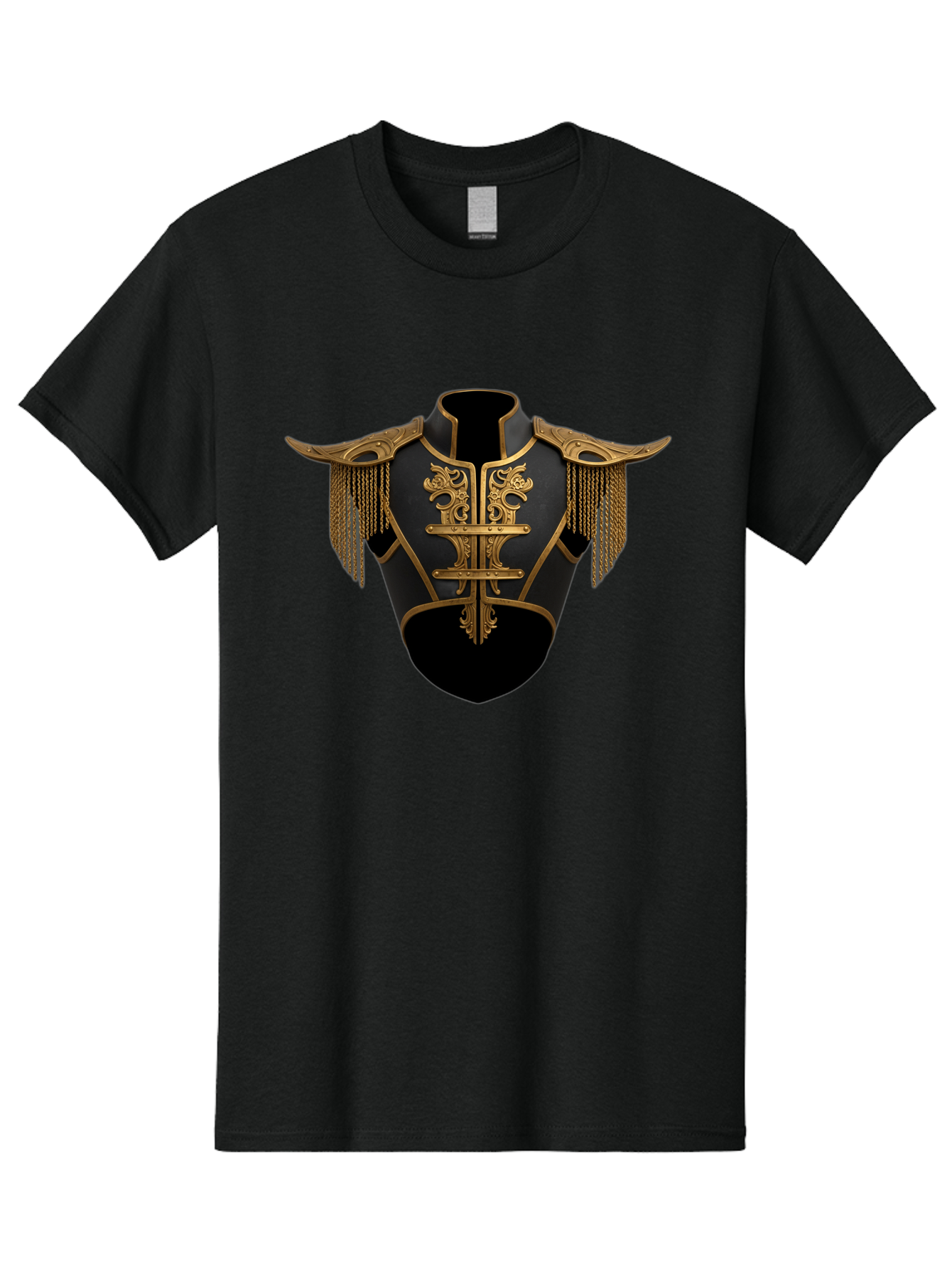 Black-And-Gold-Cuirass Men'S Graphic Tee, 100% Cotton, Comfortable Casual Summer Wear, Machine Washable, Vintage Camera, Old Camera, Antique Camera, Black Camera, Classic Photography, Photography Equipment, Nostalgic Device, Film Camera, Bag173