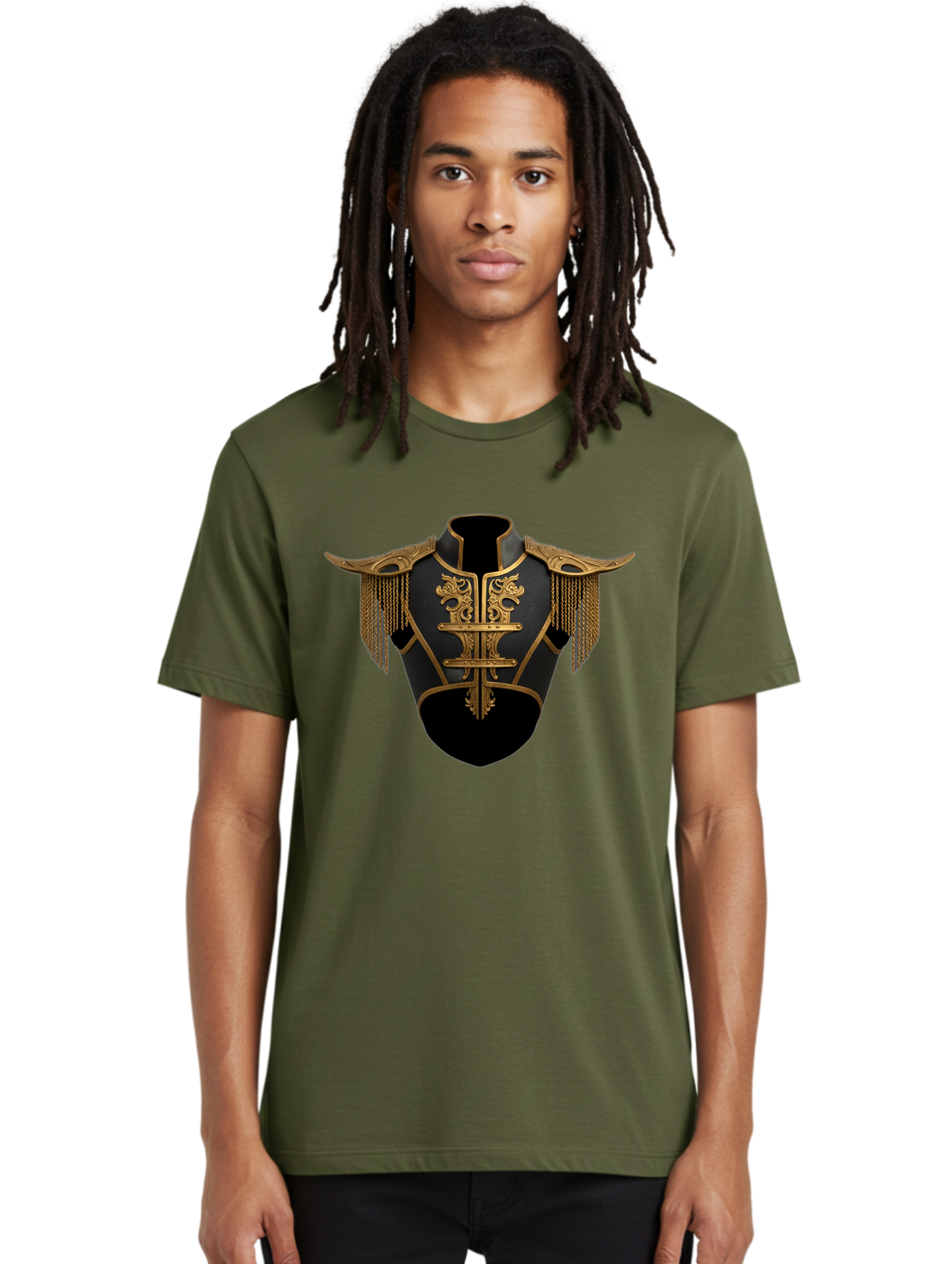 Black-And-Gold-Cuirass Men'S Graphic Tee, 100% Cotton, Comfortable Casual Summer Wear, Machine Washable, Vintage Camera, Old Camera, Antique Camera, Black Camera, Classic Photography, Photography Equipment, Nostalgic Device, Film Camera, Bag173