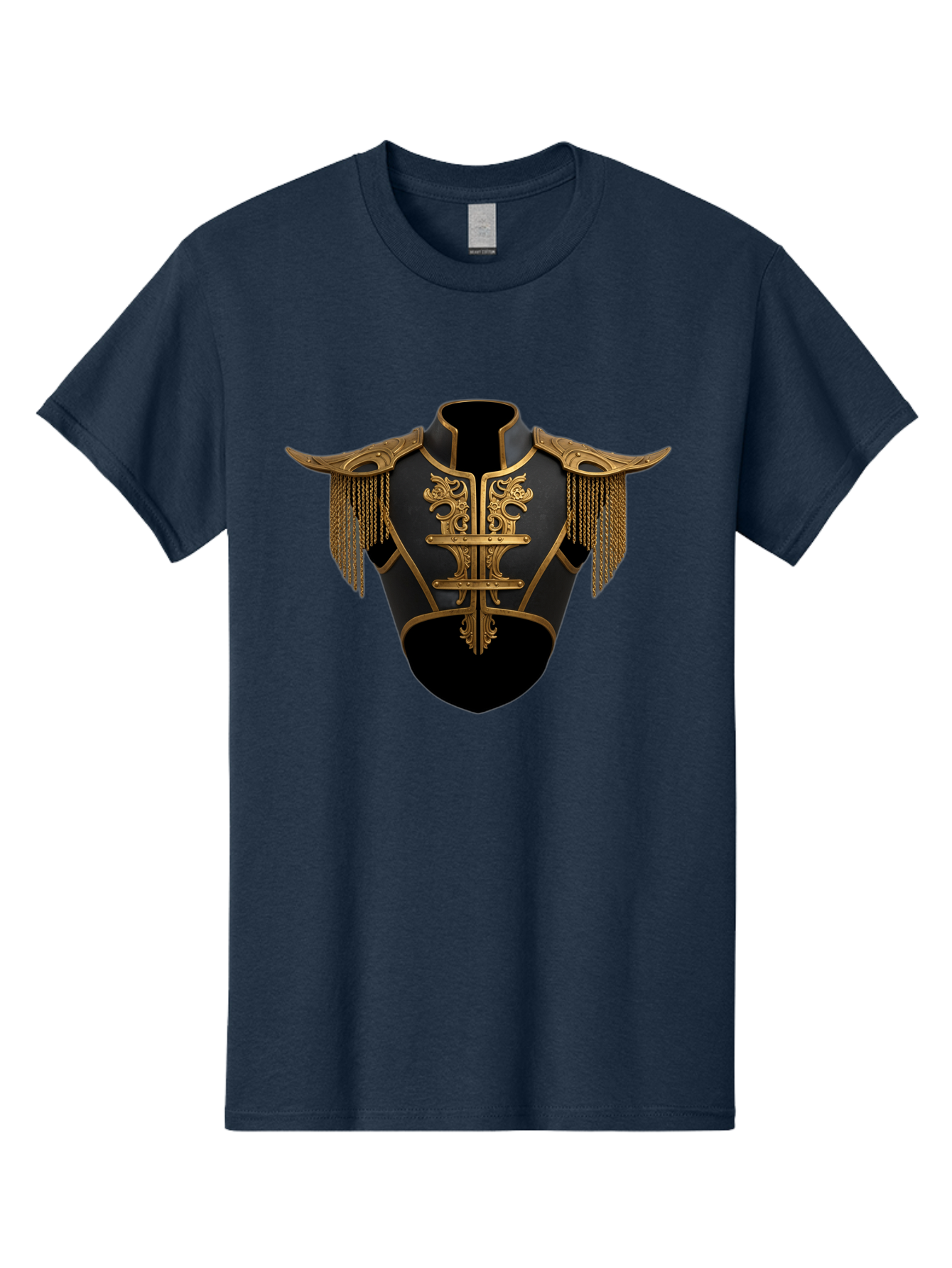 Black-And-Gold-Cuirass Men'S Graphic Tee, 100% Cotton, Comfortable Casual Summer Wear, Machine Washable, Vintage Camera, Old Camera, Antique Camera, Black Camera, Classic Photography, Photography Equipment, Nostalgic Device, Film Camera, Bag173