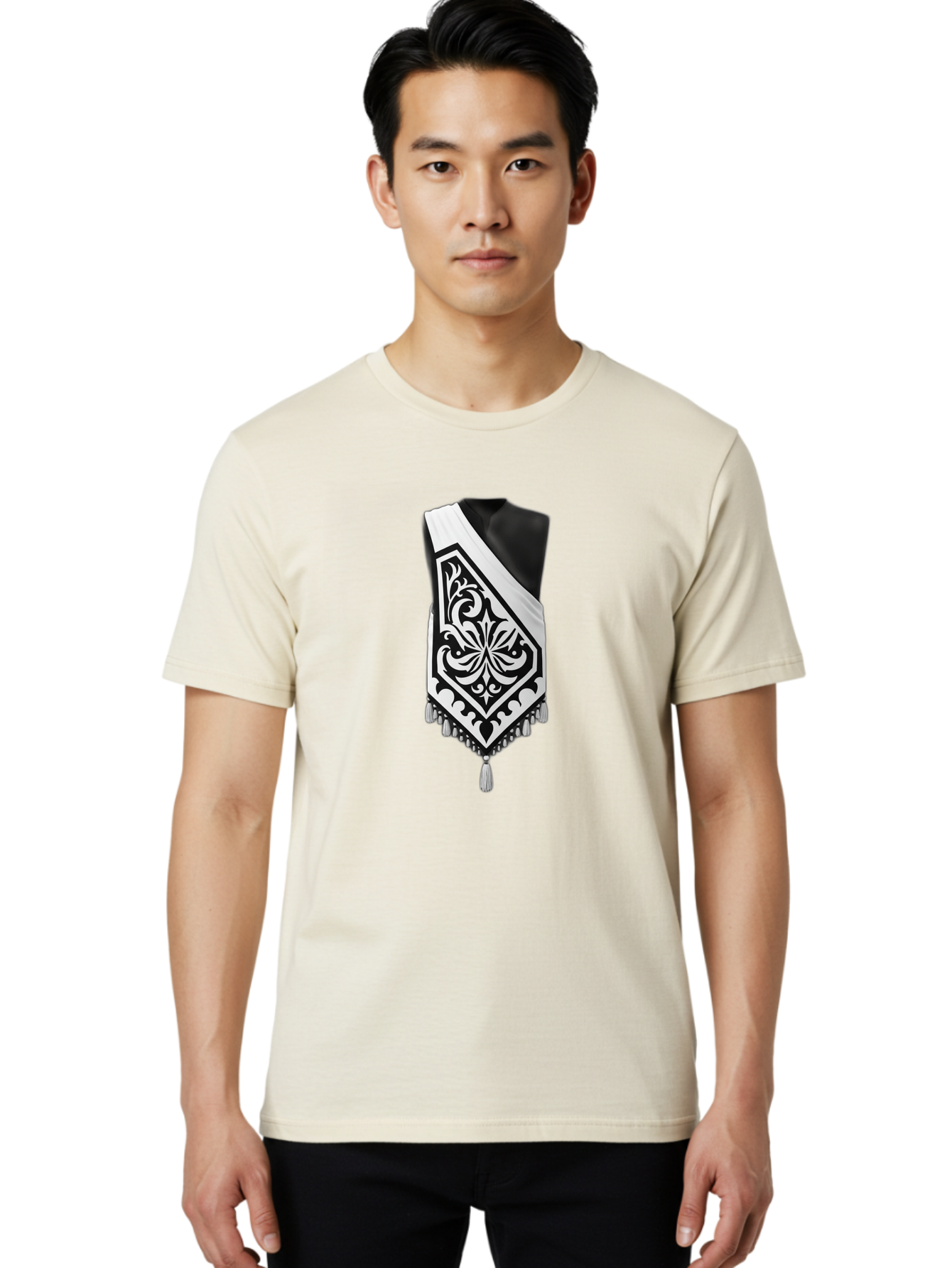 Black-And-White-Shawl Men'S Graphic Tee, 100% Cotton, Comfortable Casual Summer Wear, Machine Washable, Vintage Camera, Old Camera, Antique Camera, Black Camera, Classic Photography, Photography Equipment, Nostalgic Device, Film Camera, Bag175