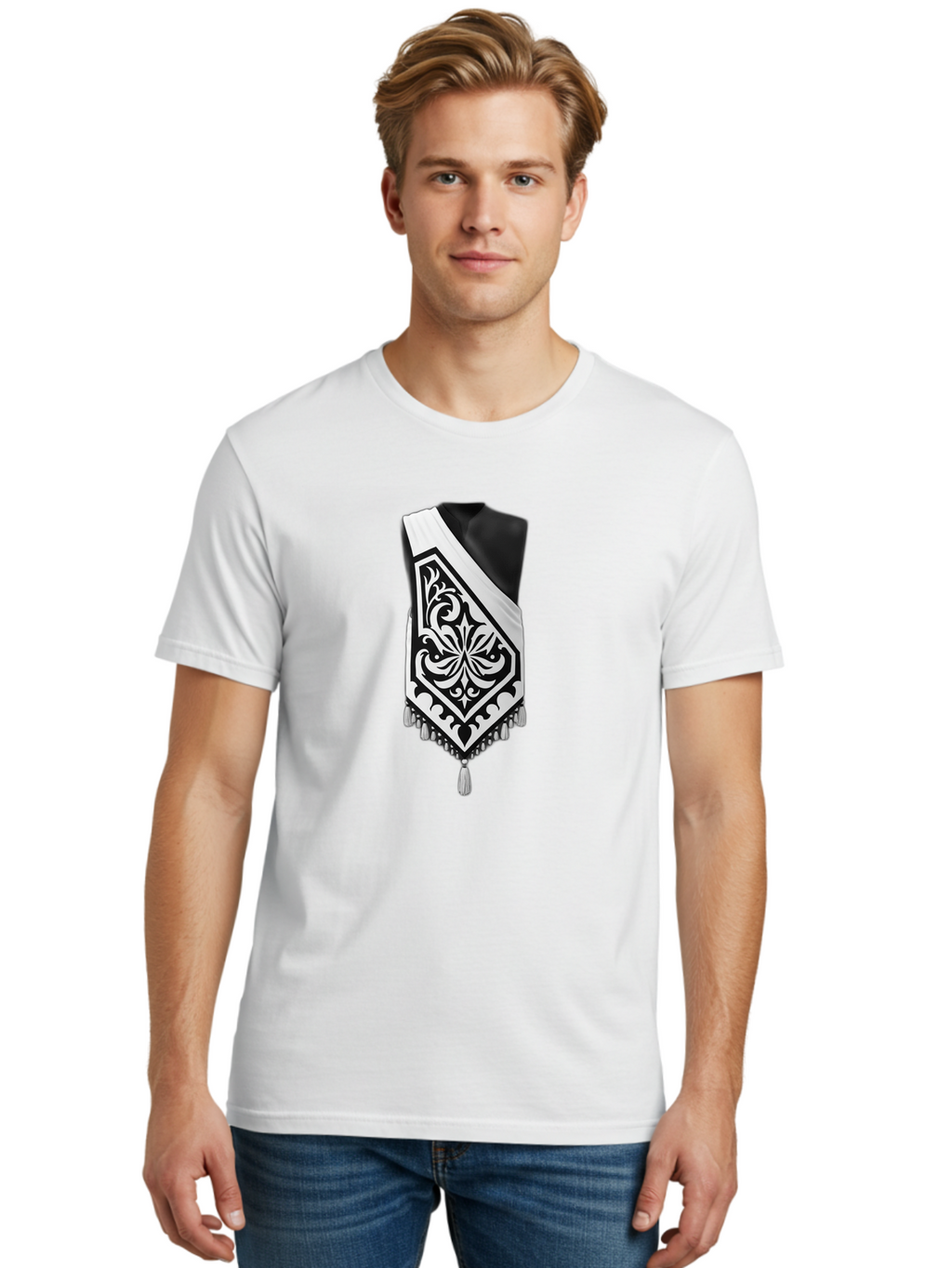 Black-And-White-Shawl Men'S Graphic Tee, 100% Cotton, Comfortable Casual Summer Wear, Machine Washable, Vintage Camera, Old Camera, Antique Camera, Black Camera, Classic Photography, Photography Equipment, Nostalgic Device, Film Camera, Bag175
