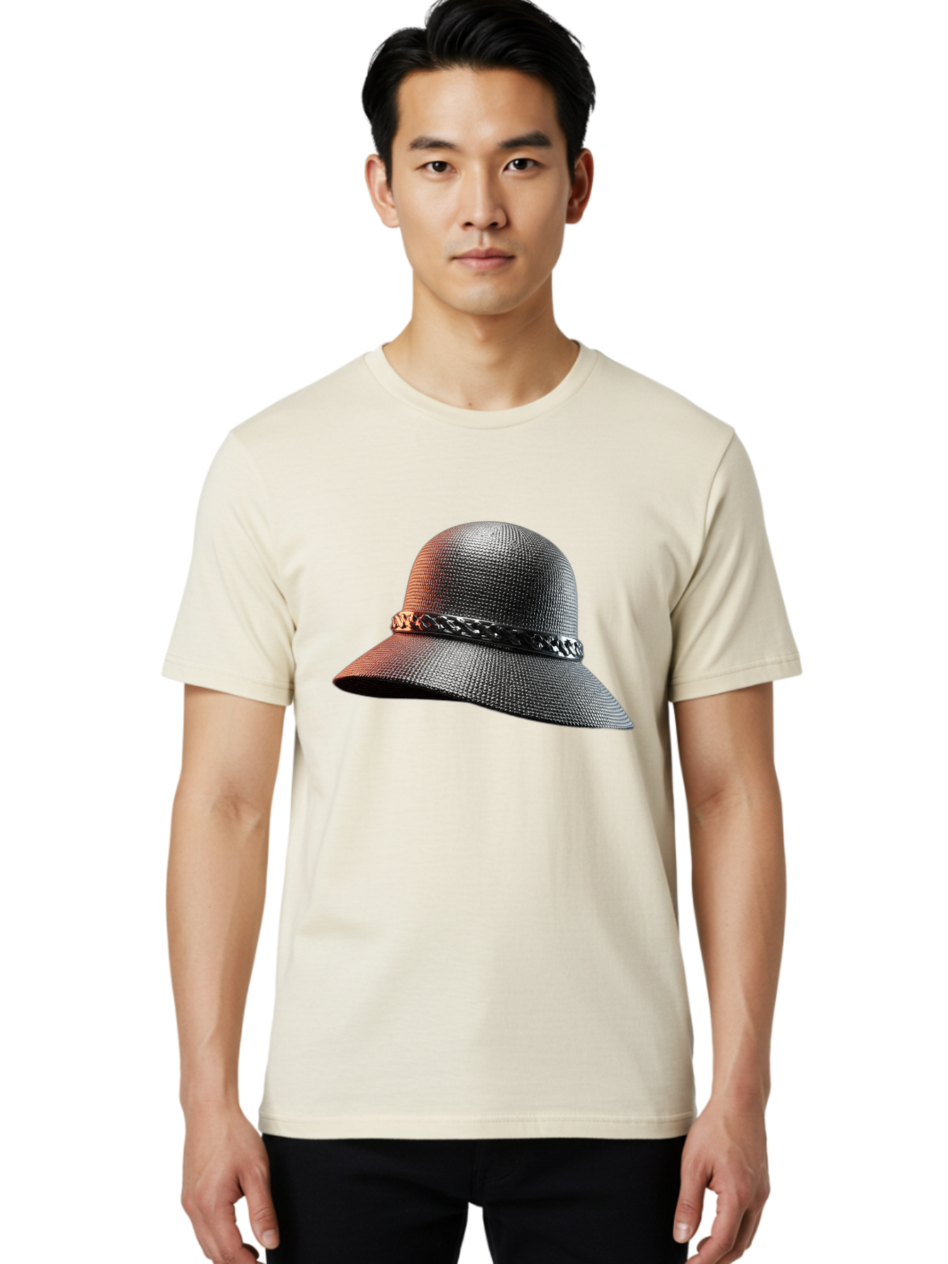 Black-Bucket-Hat Men'S Graphic Tee, 100% Cotton, Comfortable Casual Summer Wear, Machine Washable, Vintage Camera, Old Camera, Antique Camera, Black Camera, Classic Photography, Photography Equipment, Nostalgic Device, Film Camera, Camera Art Bag178