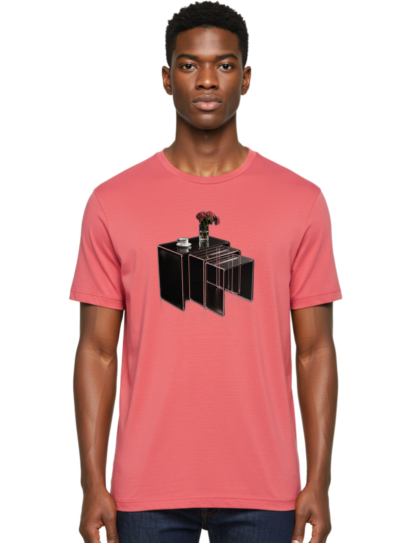 Black-Cabinet-With-Drawer Men'S Graphic Tee, 100% Cotton, Comfortable Casual Summer Wear, Machine Washable, Vintage Camera, Old Camera, Antique Camera, Black Camera, Classic Photography, Photography Equipment, Nostalgic Device, Film Camera, Bag179