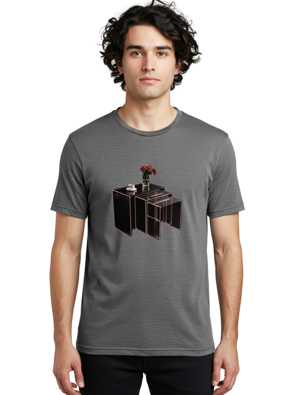 Black-Cabinet-With-Drawer Men'S Graphic Tee, 100% Cotton, Comfortable Casual Summer Wear, Machine Washable, Vintage Camera, Old Camera, Antique Camera, Black Camera, Classic Photography, Photography Equipment, Nostalgic Device, Film Camera, Bag179