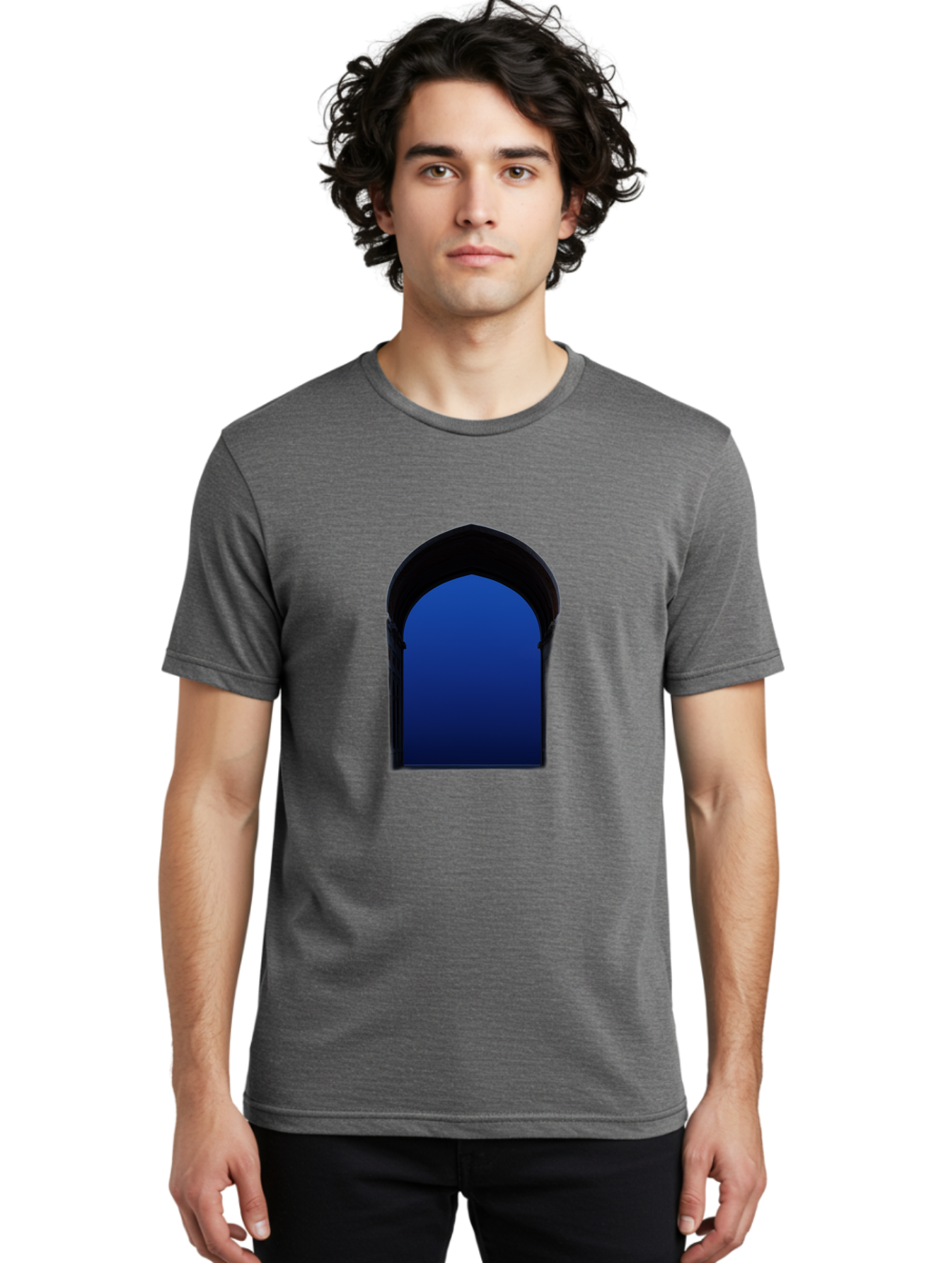 Blue-Arch Men'S Graphic Tee, 100% Cotton, Comfortable Casual Summer Wear, Machine Washable, Vintage Camera, Old Camera, Antique Camera, Black Camera, Classic Photography, Photography Equipment, Nostalgic Device, Film Camera, Camera Art Bag186