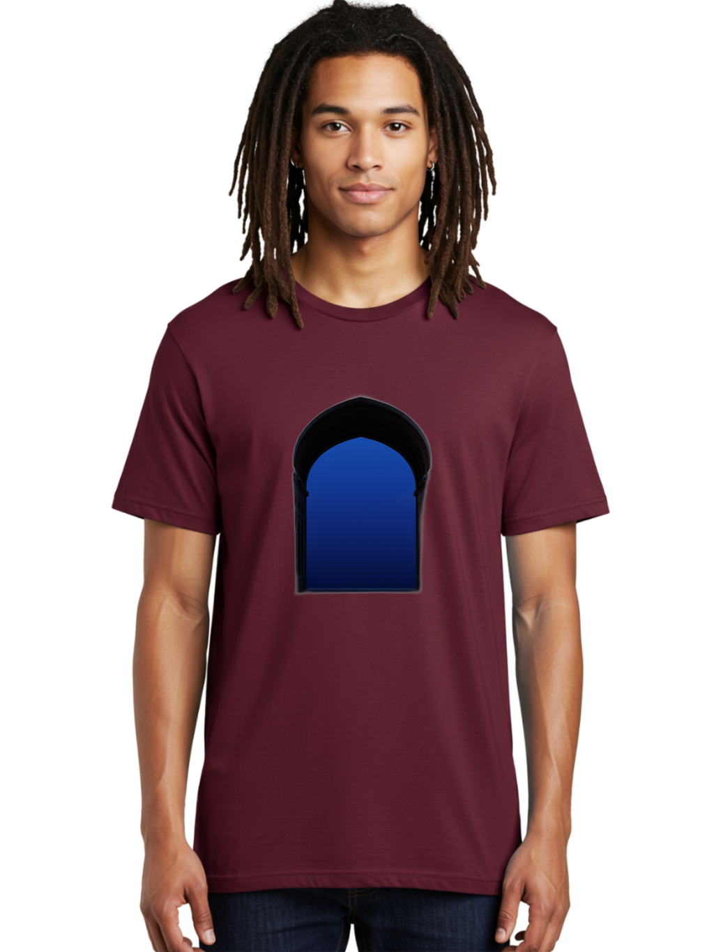 Blue-Arch Men'S Graphic Tee, 100% Cotton, Comfortable Casual Summer Wear, Machine Washable, Vintage Camera, Old Camera, Antique Camera, Black Camera, Classic Photography, Photography Equipment, Nostalgic Device, Film Camera, Camera Art Bag186
