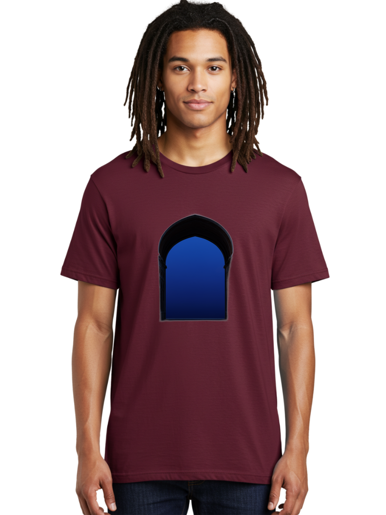 Blue-Arch Men'S Graphic Tee, 100% Cotton, Comfortable Casual Summer Wear, Machine Washable, Vintage Camera, Old Camera, Antique Camera, Black Camera, Classic Photography, Photography Equipment, Nostalgic Device, Film Camera, Camera Art Bag186