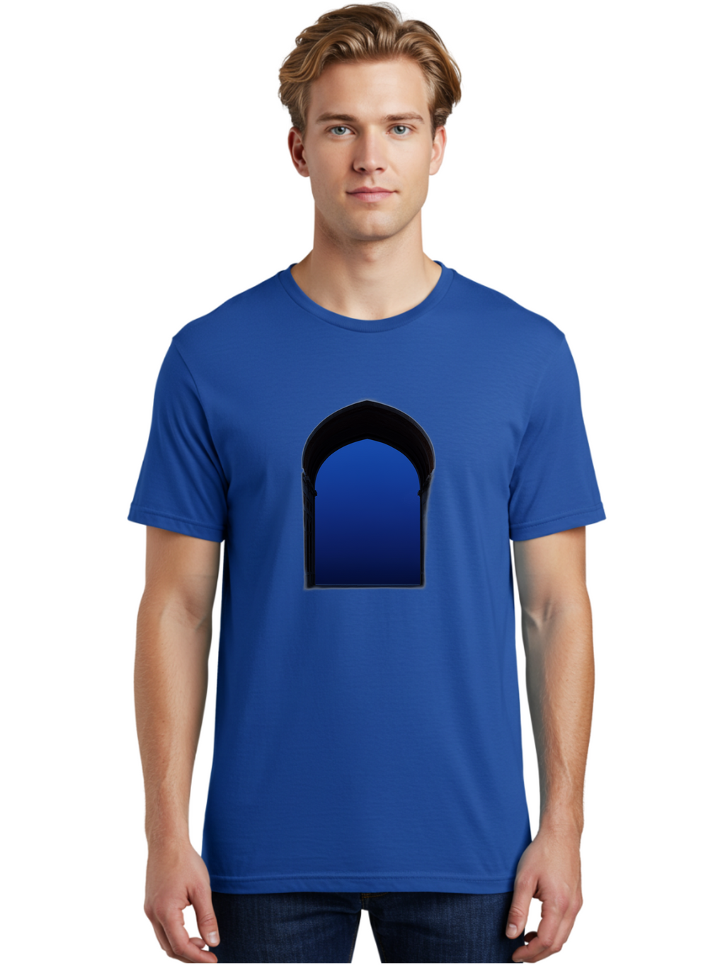 Blue-Arch Men'S Graphic Tee, 100% Cotton, Comfortable Casual Summer Wear, Machine Washable, Vintage Camera, Old Camera, Antique Camera, Black Camera, Classic Photography, Photography Equipment, Nostalgic Device, Film Camera, Camera Art Bag186