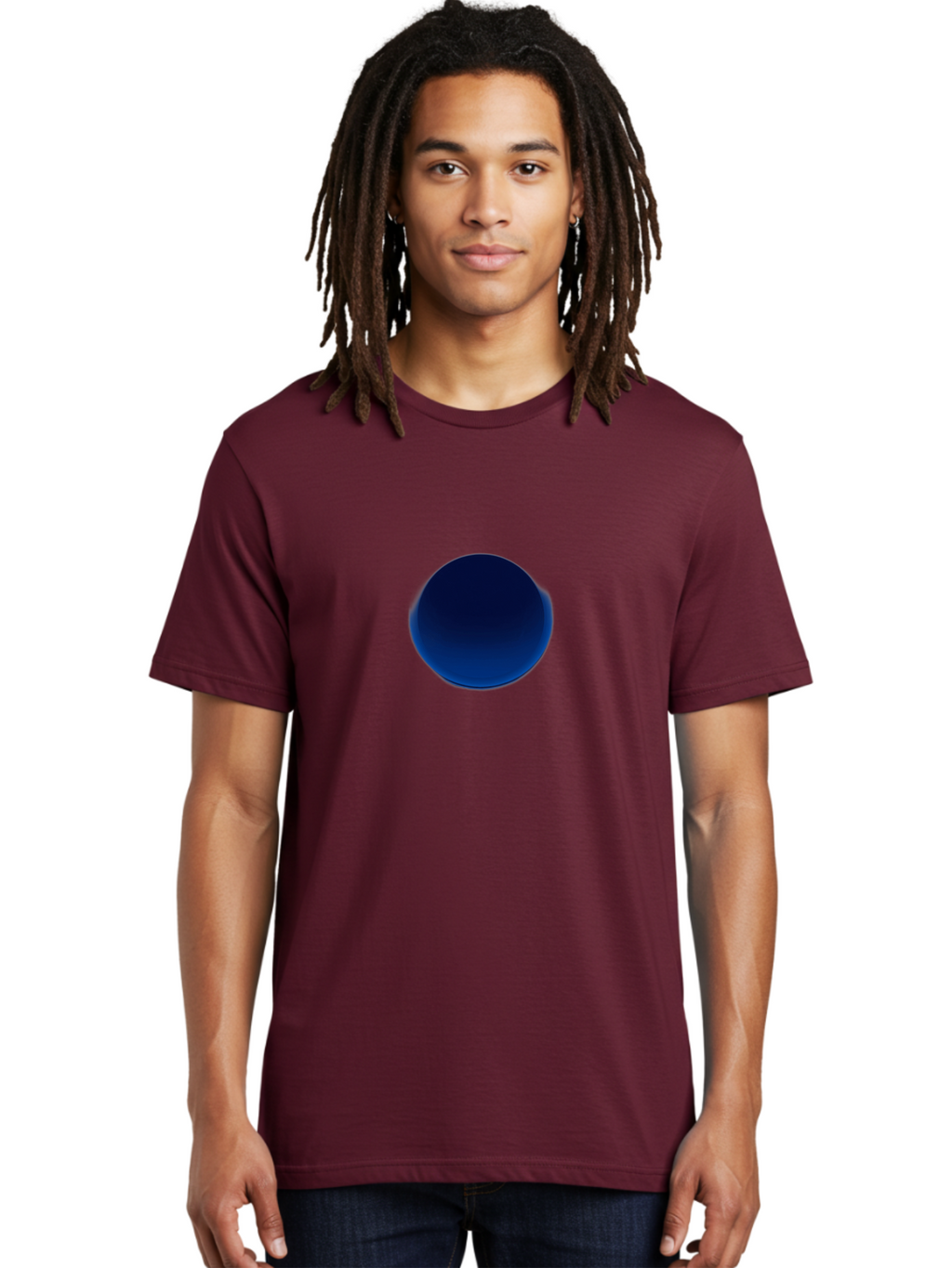 Blue-Circle-1 Men'S Graphic Tee, 100% Cotton, Comfortable Casual Summer Wear, Machine Washable, Vintage Camera, Old Camera, Antique Camera, Black Camera, Classic Photography, Photography Equipment, Nostalgic Device, Film Camera, Camera Art Bag187