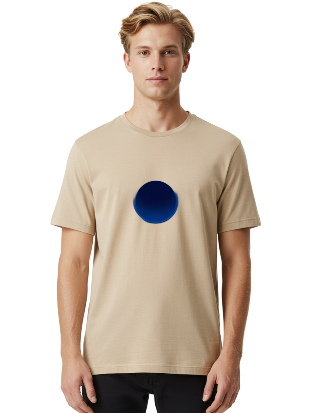Blue-Circle-1 Men'S Graphic Tee, 100% Cotton, Comfortable Casual Summer Wear, Machine Washable, Vintage Camera, Old Camera, Antique Camera, Black Camera, Classic Photography, Photography Equipment, Nostalgic Device, Film Camera, Camera Art Bag187