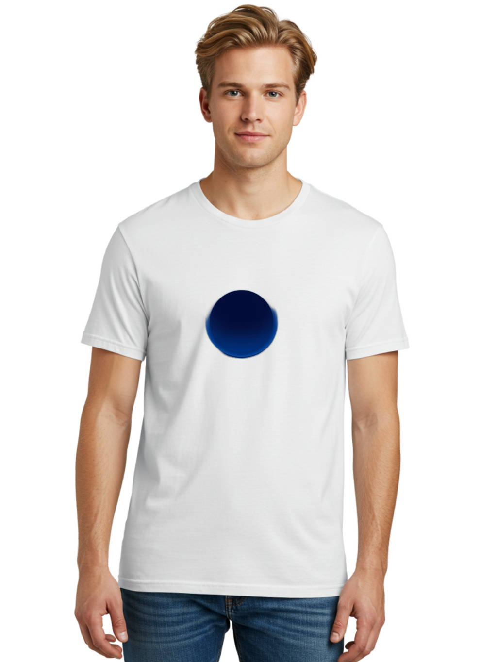 Blue-Circle-1 Men'S Graphic Tee, 100% Cotton, Comfortable Casual Summer Wear, Machine Washable, Vintage Camera, Old Camera, Antique Camera, Black Camera, Classic Photography, Photography Equipment, Nostalgic Device, Film Camera, Camera Art Bag187