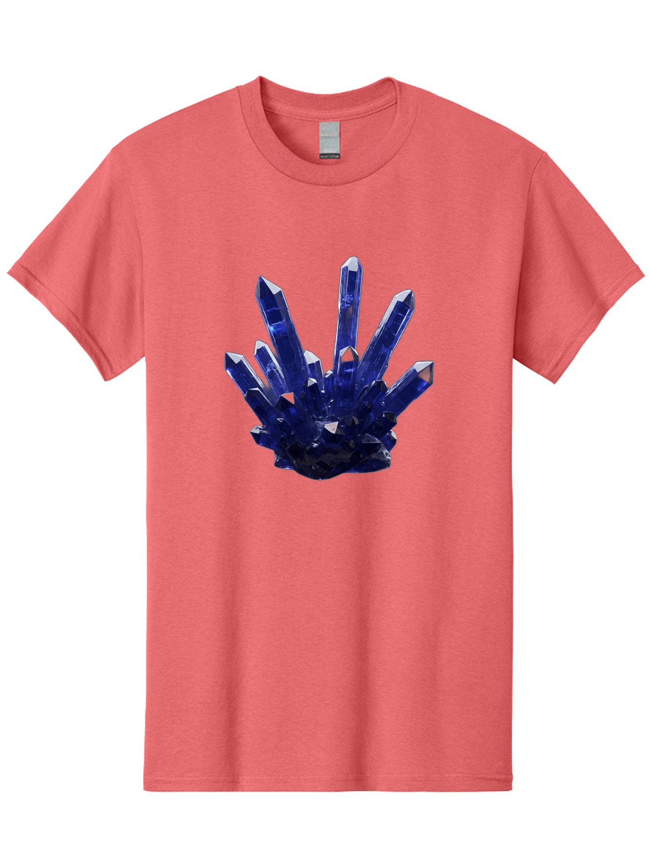 Blue-Crystal-Cluster Men'S Graphic Tee, 100% Cotton, Comfortable Casual Summer Wear, Machine Washable, Vintage Camera, Old Camera, Antique Camera, Black Camera, Classic Photography, Photography Equipment, Nostalgic Device, Film Camera, Bag189