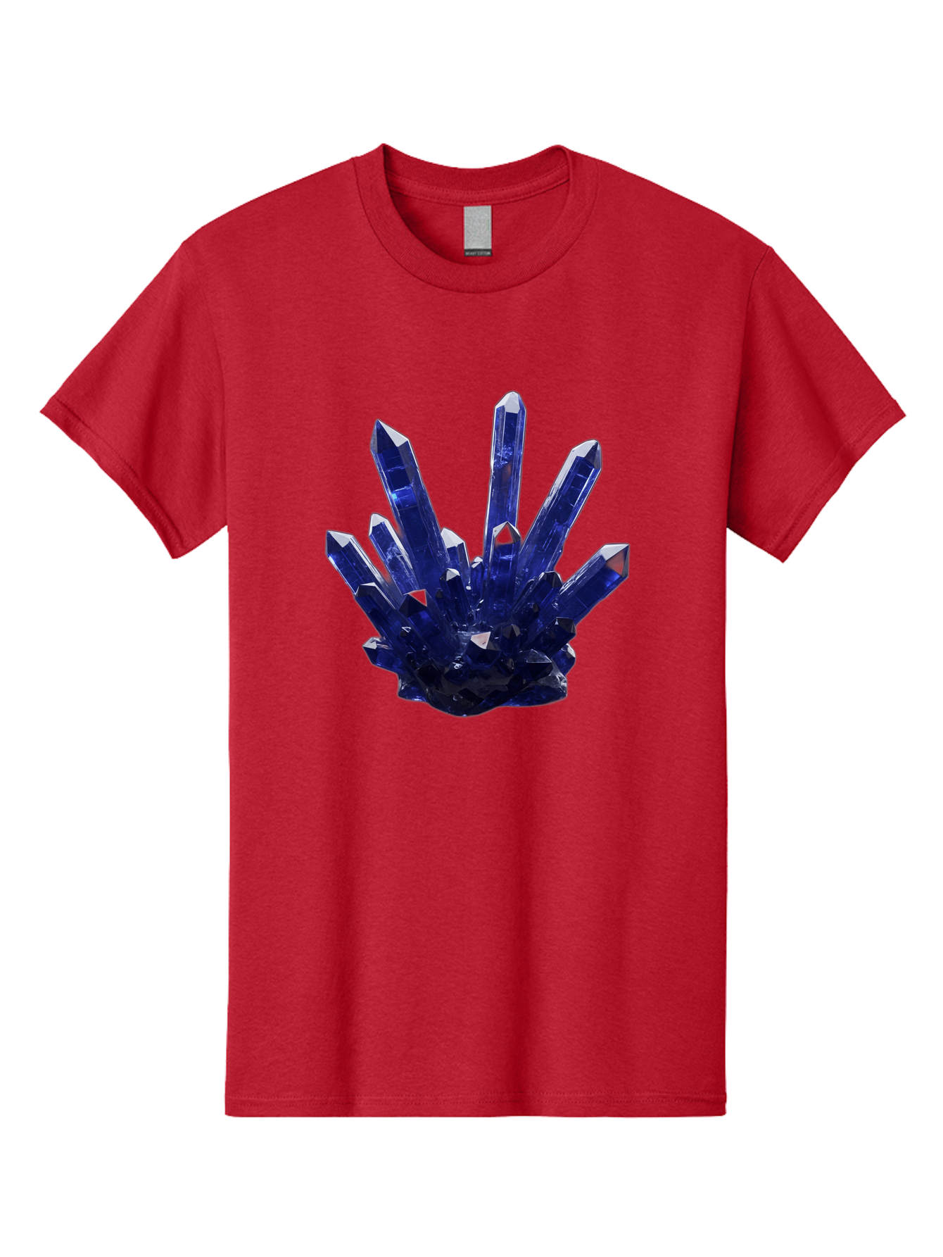 Blue-Crystal-Cluster Men'S Graphic Tee, 100% Cotton, Comfortable Casual Summer Wear, Machine Washable, Vintage Camera, Old Camera, Antique Camera, Black Camera, Classic Photography, Photography Equipment, Nostalgic Device, Film Camera, Bag189