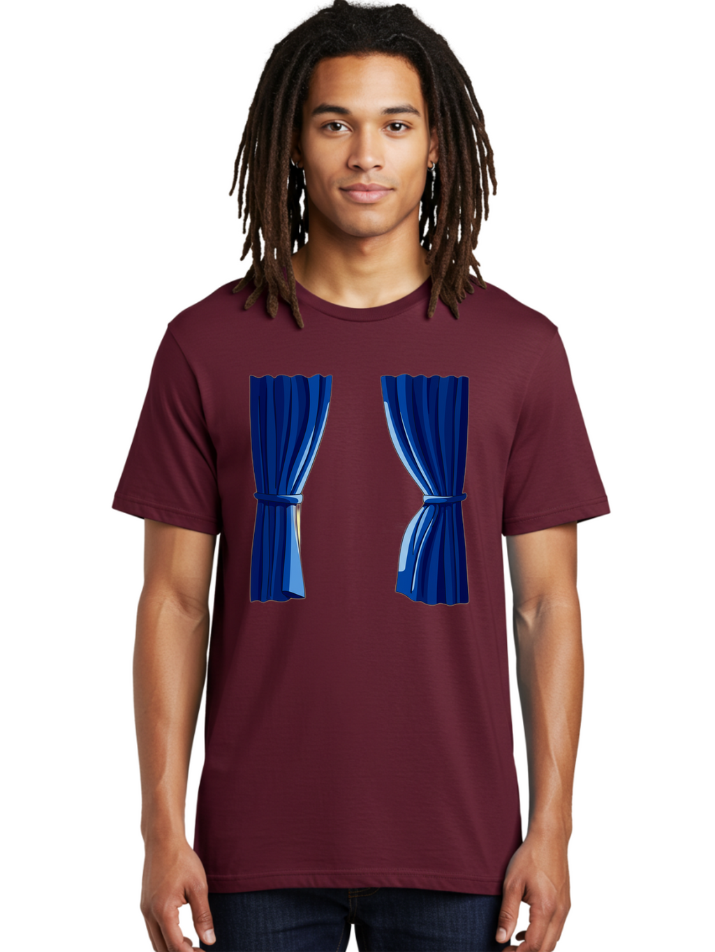 Blue-Curtains Men'S Graphic Tee, 100% Cotton, Comfortable Casual Summer Wear, Machine Washable, Vintage Camera, Old Camera, Antique Camera, Black Camera, Classic Photography, Photography Equipment, Nostalgic Device, Film Camera, Camera Art Bag190