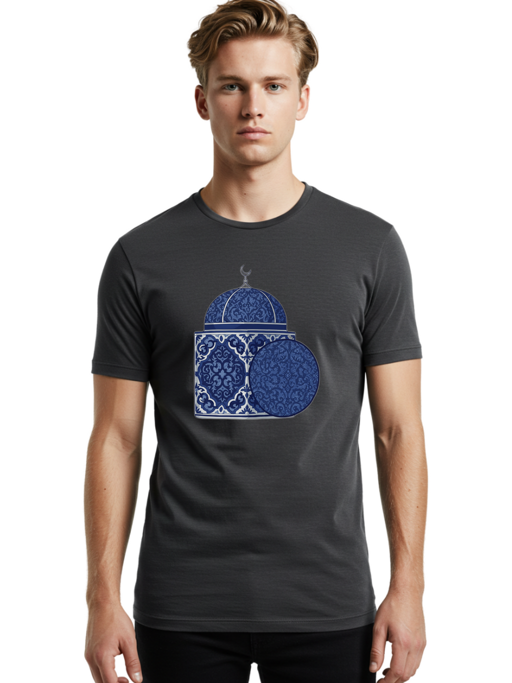 Blue-Dome Men'S Graphic Tee, 100% Cotton, Comfortable Casual Summer Wear, Machine Washable, Vintage Camera, Old Camera, Antique Camera, Black Camera, Classic Photography, Photography Equipment, Nostalgic Device, Film Camera, Camera Art Bag192