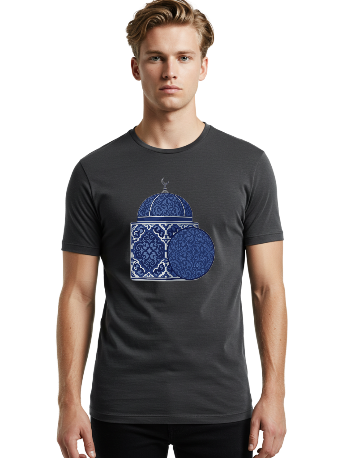Blue-Dome Men'S Graphic Tee, 100% Cotton, Comfortable Casual Summer Wear, Machine Washable, Vintage Camera, Old Camera, Antique Camera, Black Camera, Classic Photography, Photography Equipment, Nostalgic Device, Film Camera, Camera Art Bag192
