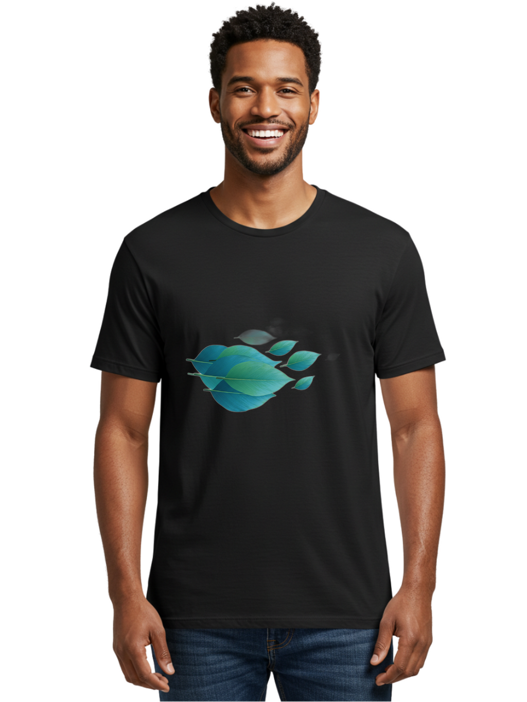 Blue-Leaves Men'S Graphic Tee, 100% Cotton, Comfortable Casual Summer Wear, Machine Washable, Vintage Camera, Old Camera, Antique Camera, Black Camera, Classic Photography, Photography Equipment, Nostalgic Device, Film Camera, Camera Art Bag195