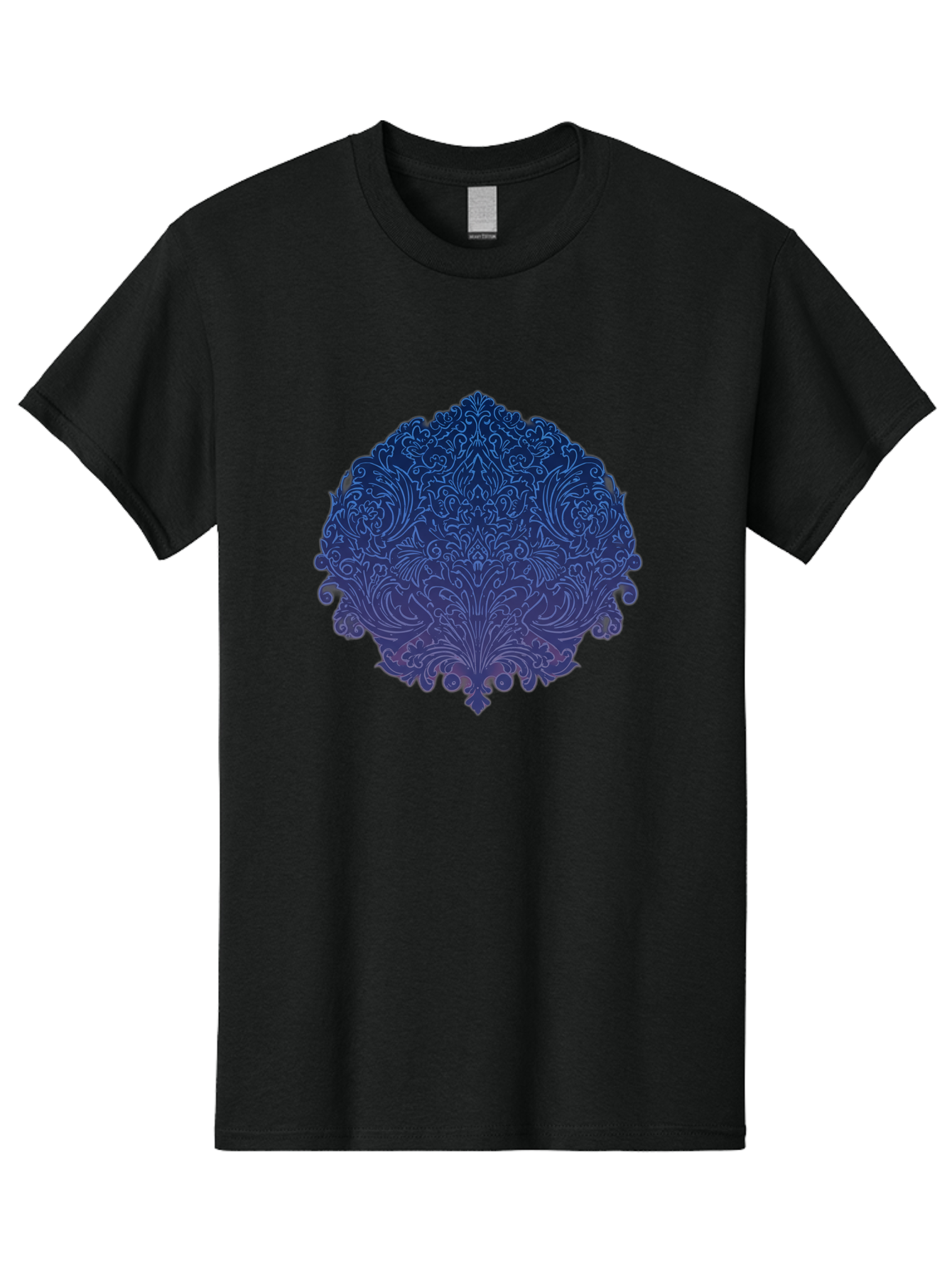 Blue-Ornate-Crest Men'S Graphic Tee, 100% Cotton, Comfortable Casual Summer Wear, Machine Washable, Vintage Camera, Old Camera, Antique Camera, Black Camera, Classic Photography, Photography Equipment, Nostalgic Device, Film Camera, Camera Art Bag199